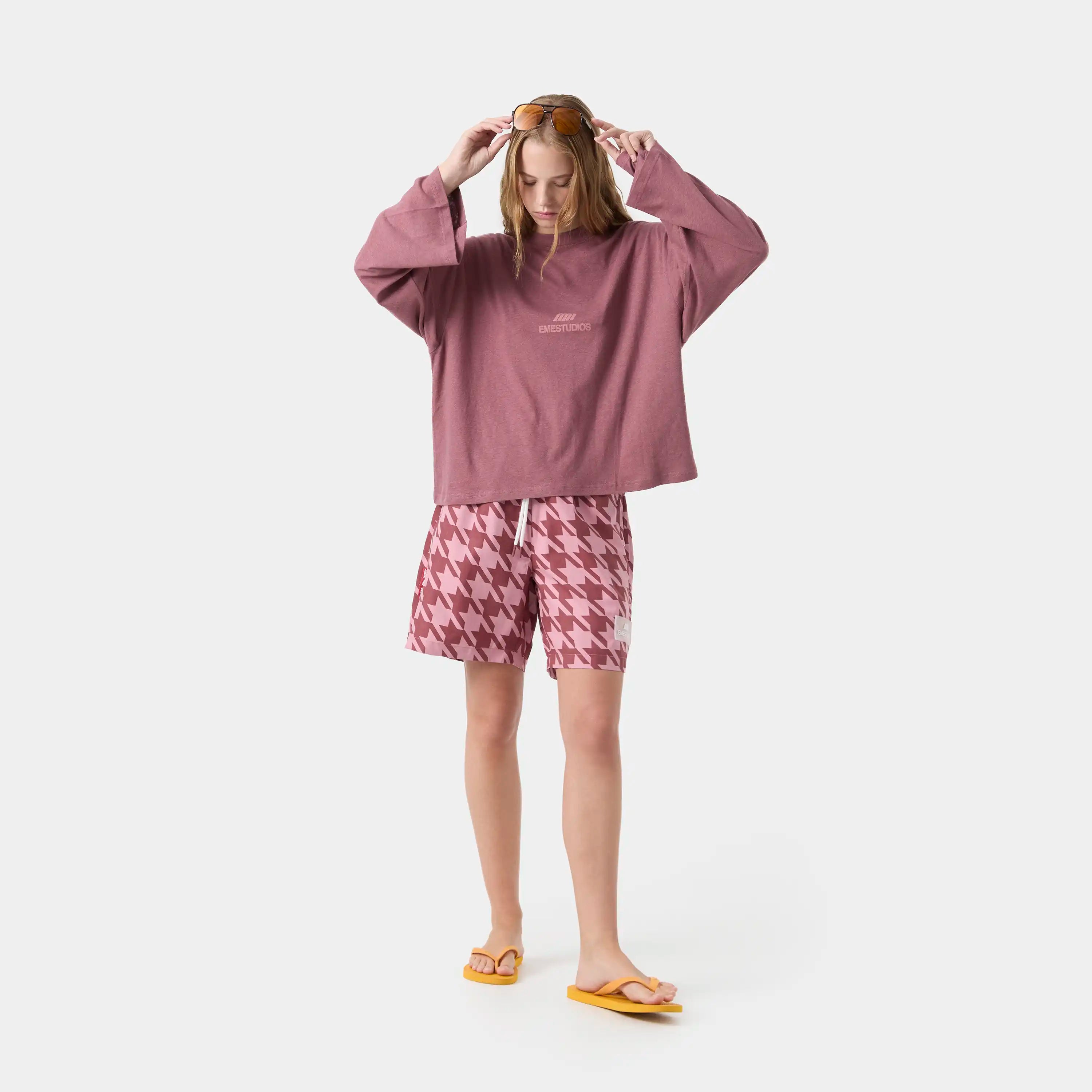 Cotten Burgundy Long Sleeve