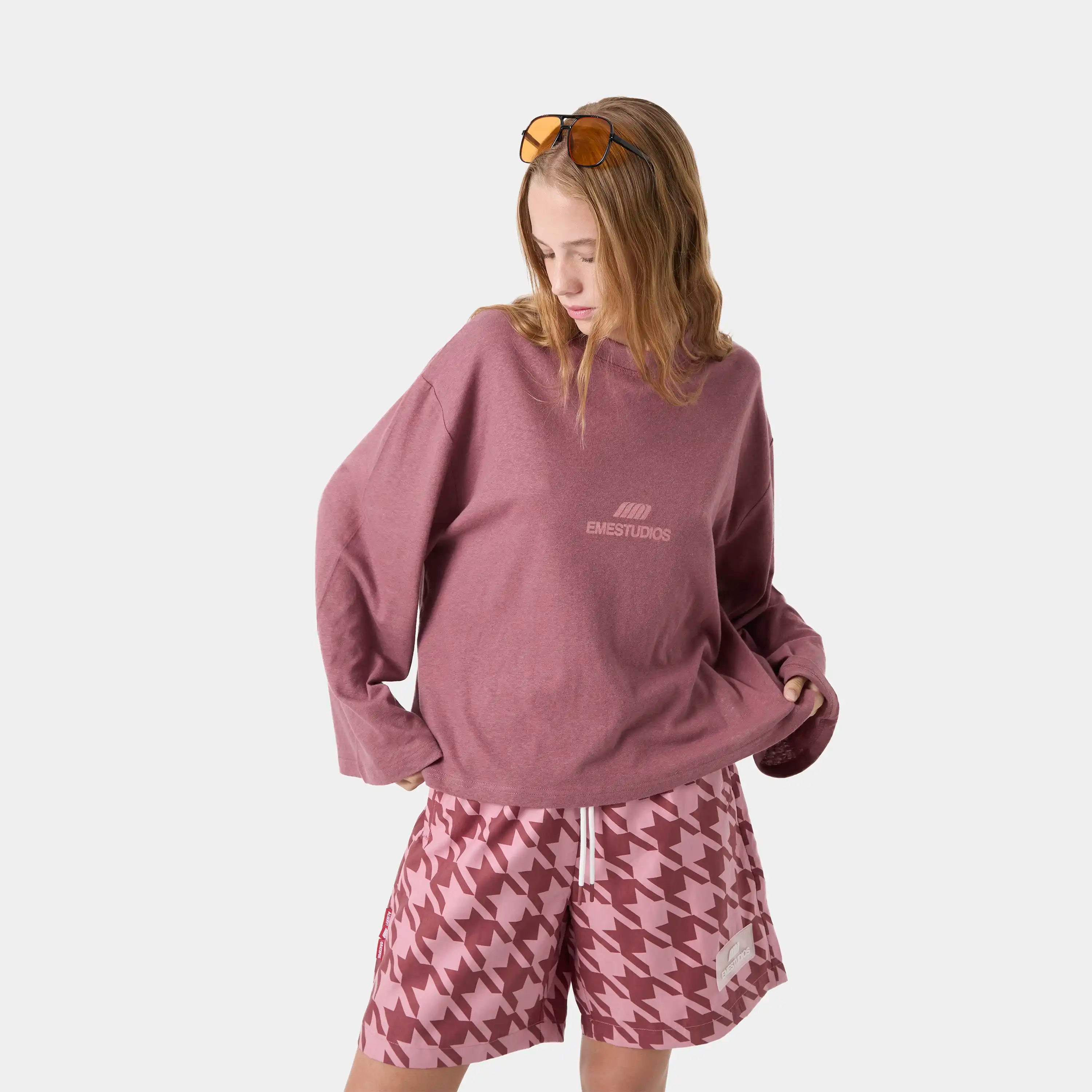 Cotten Burgundy Long Sleeve