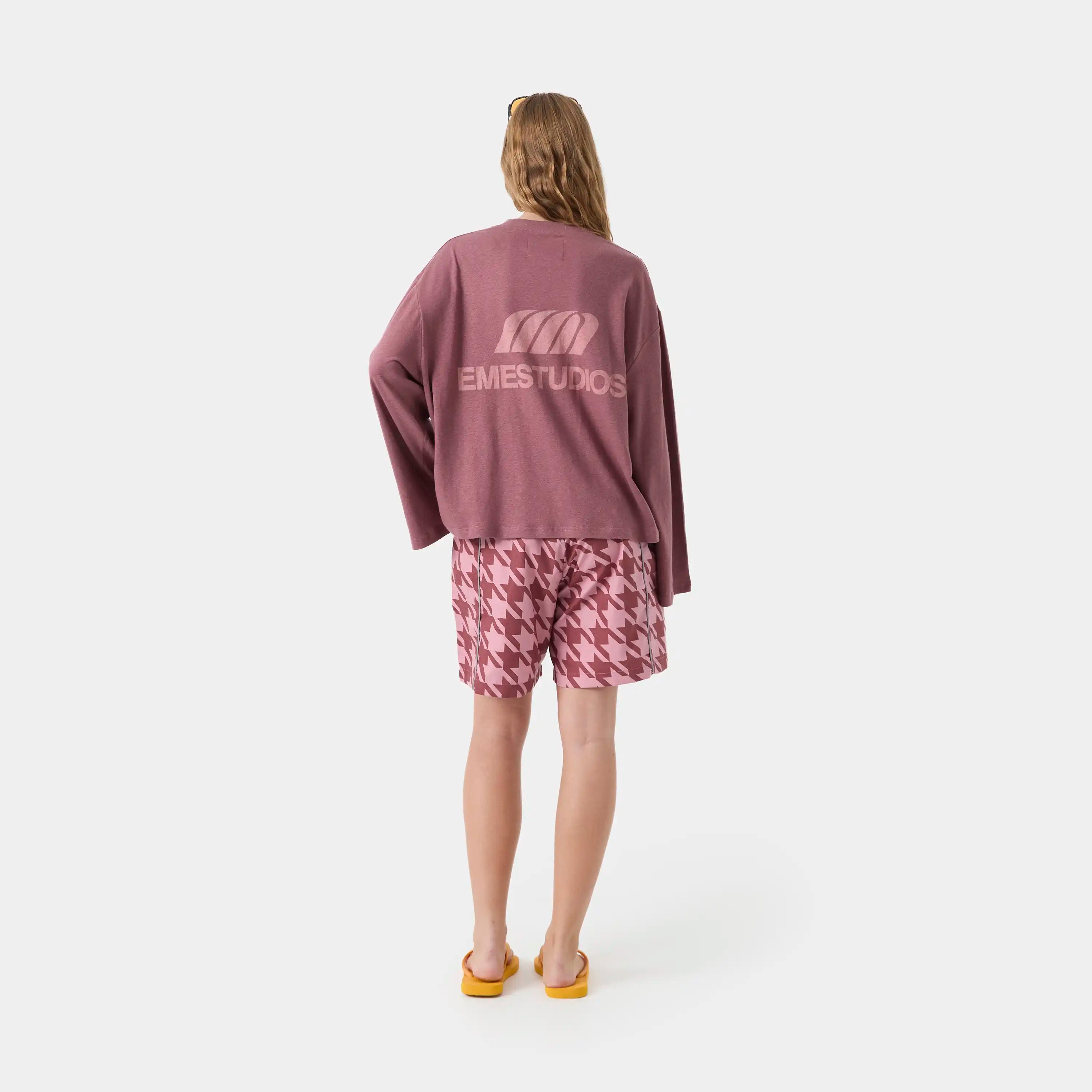 Cotten Burgundy Long Sleeve