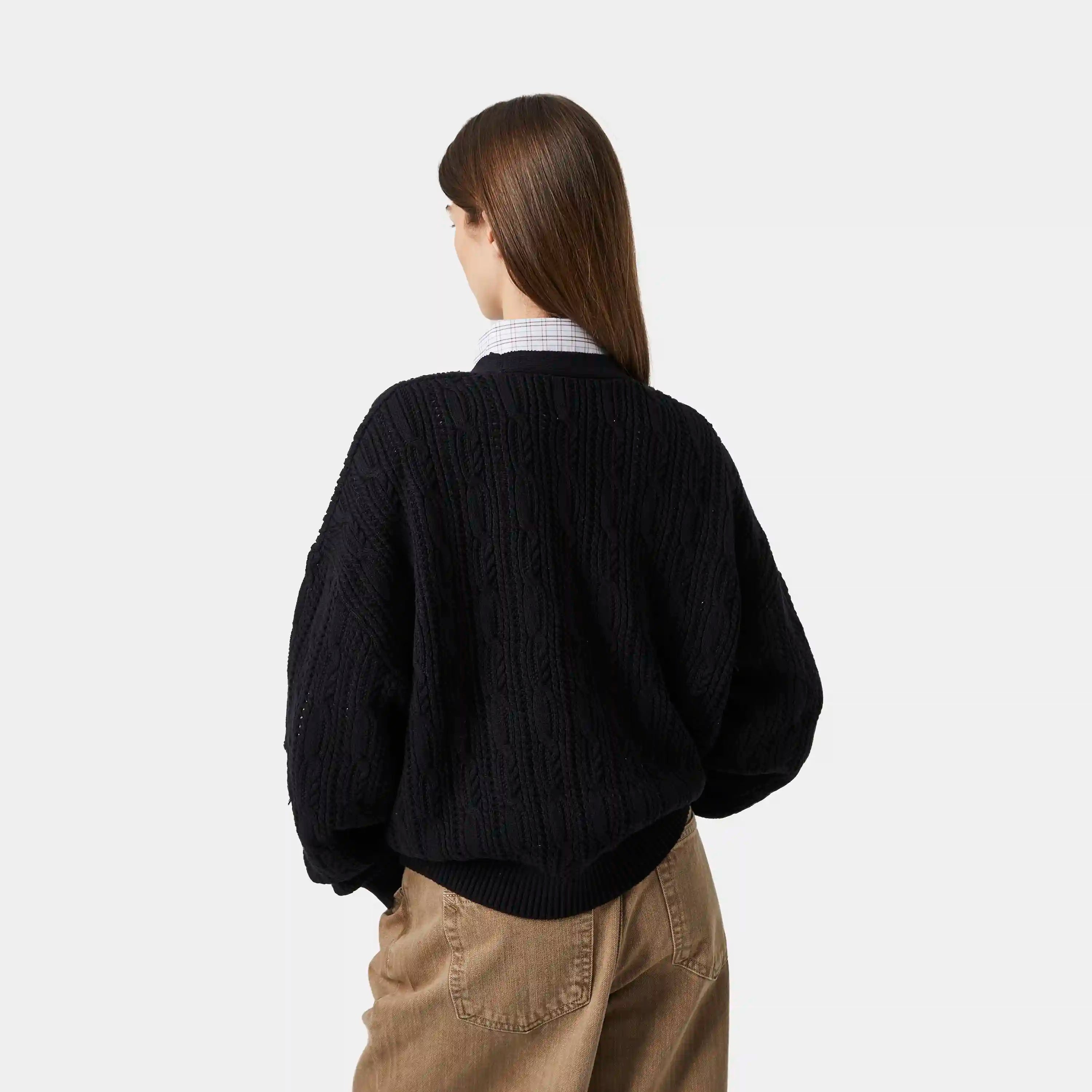 Inger Black Cardigan