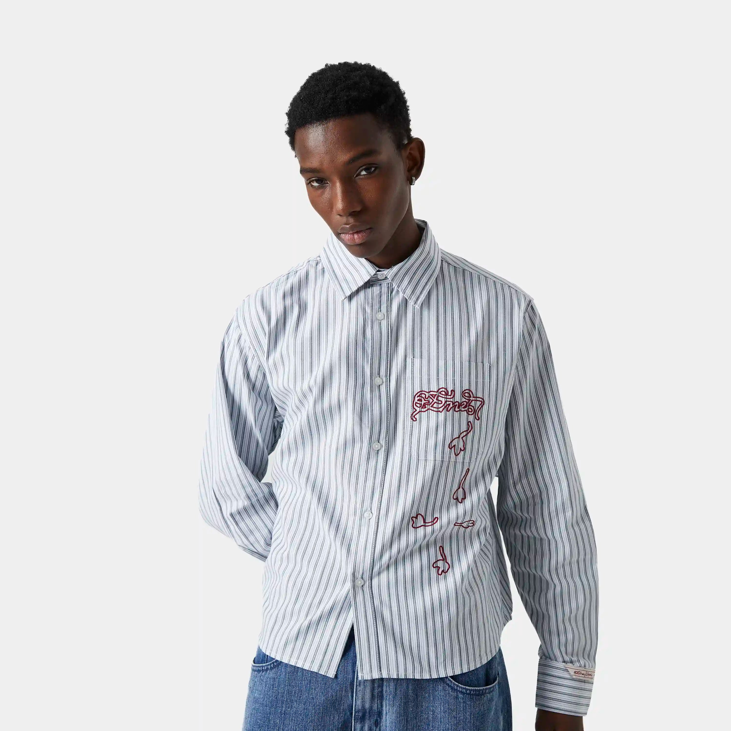 Don Boxy Stripped Shirt