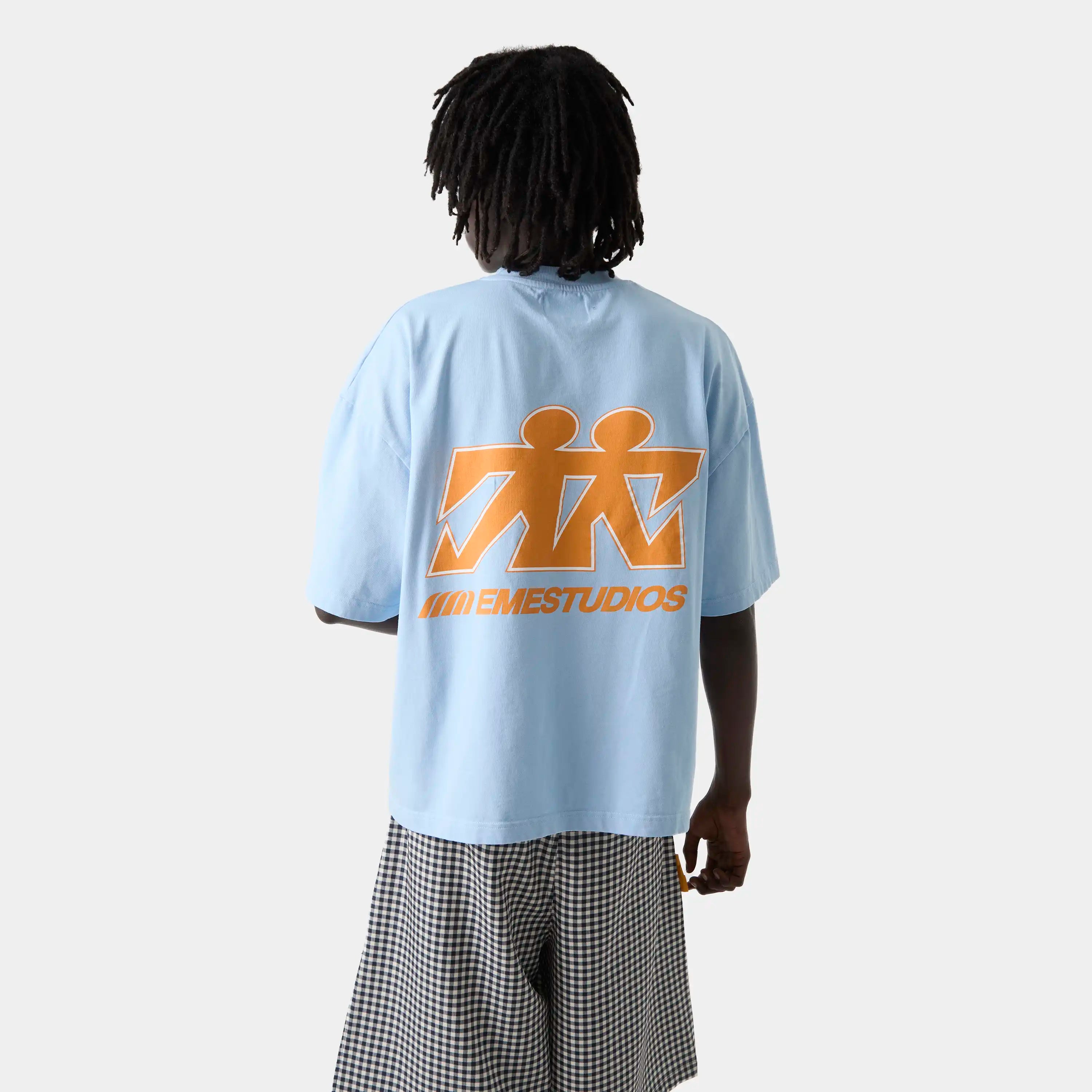 Mbuddy Blue Oversized Tee