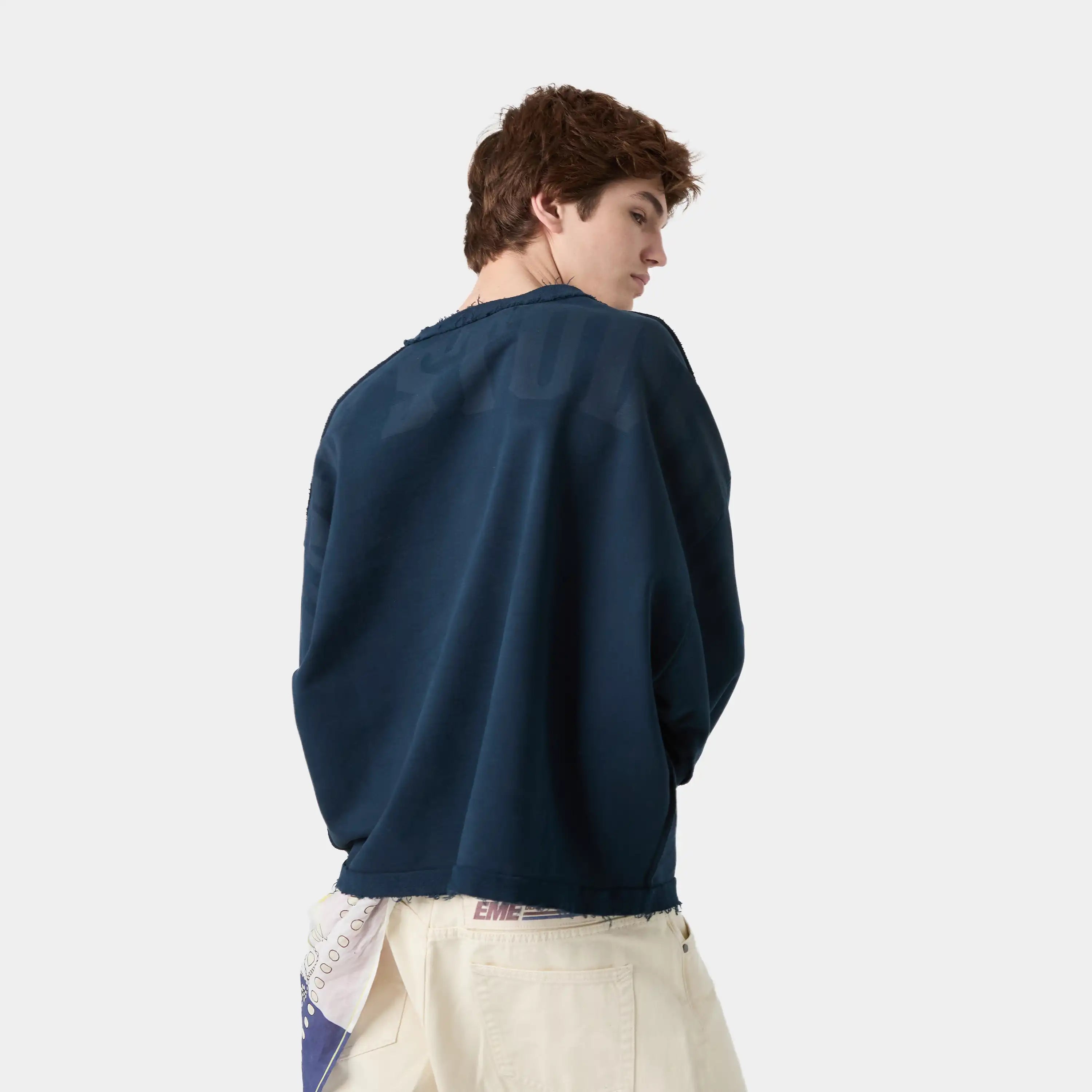 Suty Reverse Navy Crewneck