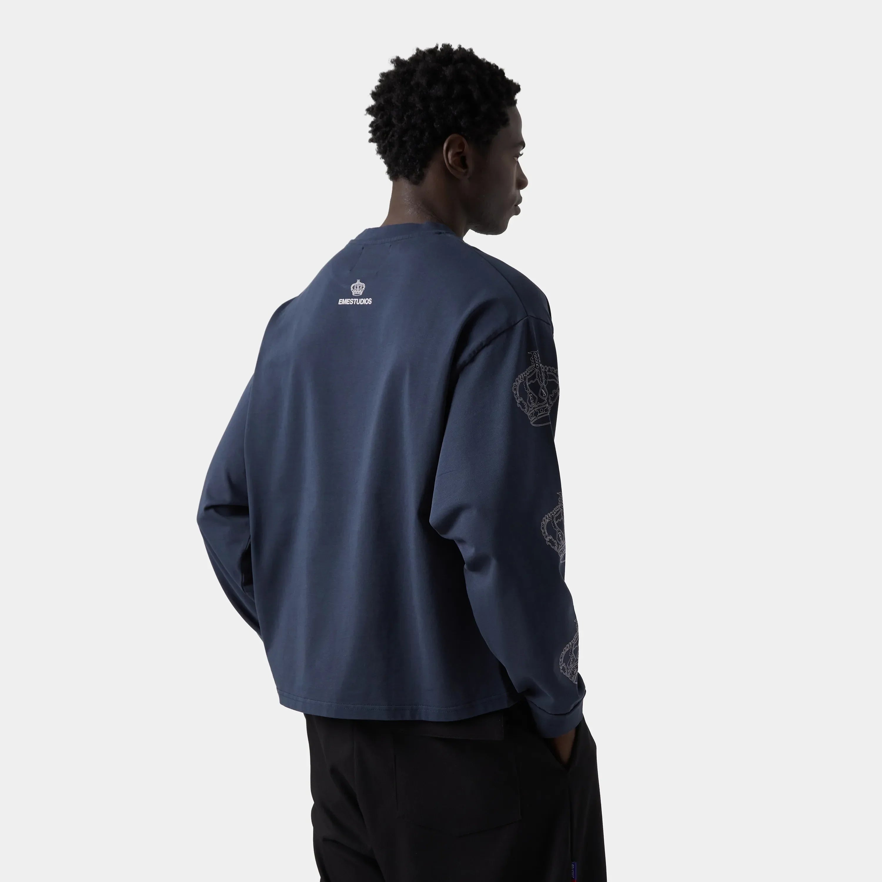 Crown Navy Long Sleeve