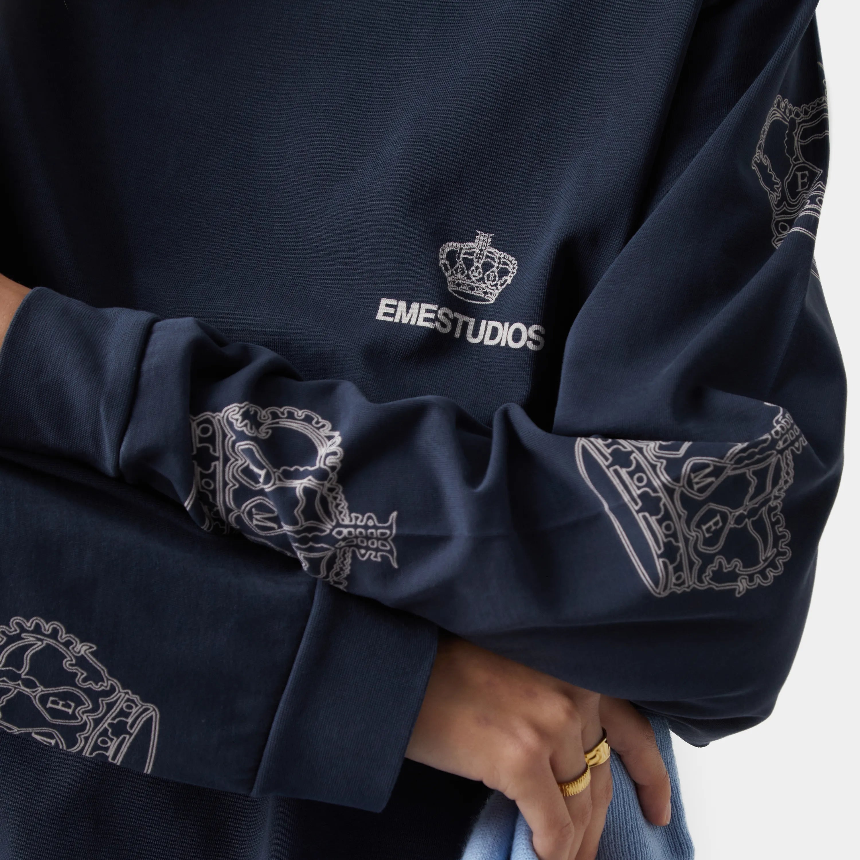 Crown Navy Long Sleeve