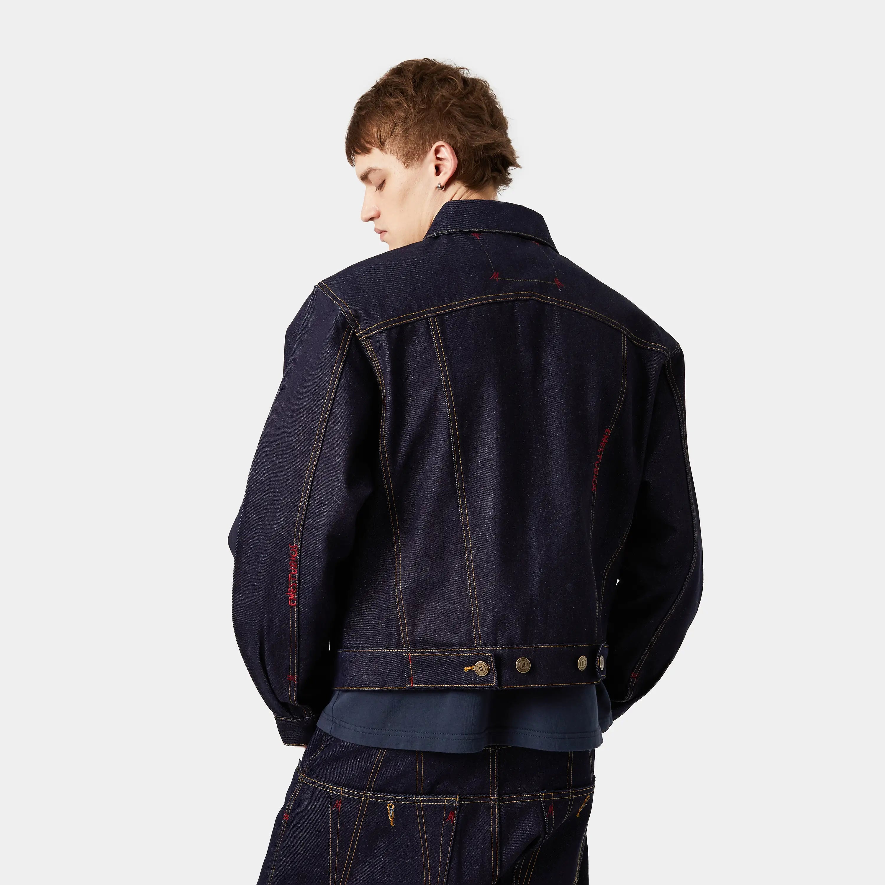 Frisona Raw Denim Boxy Jacket