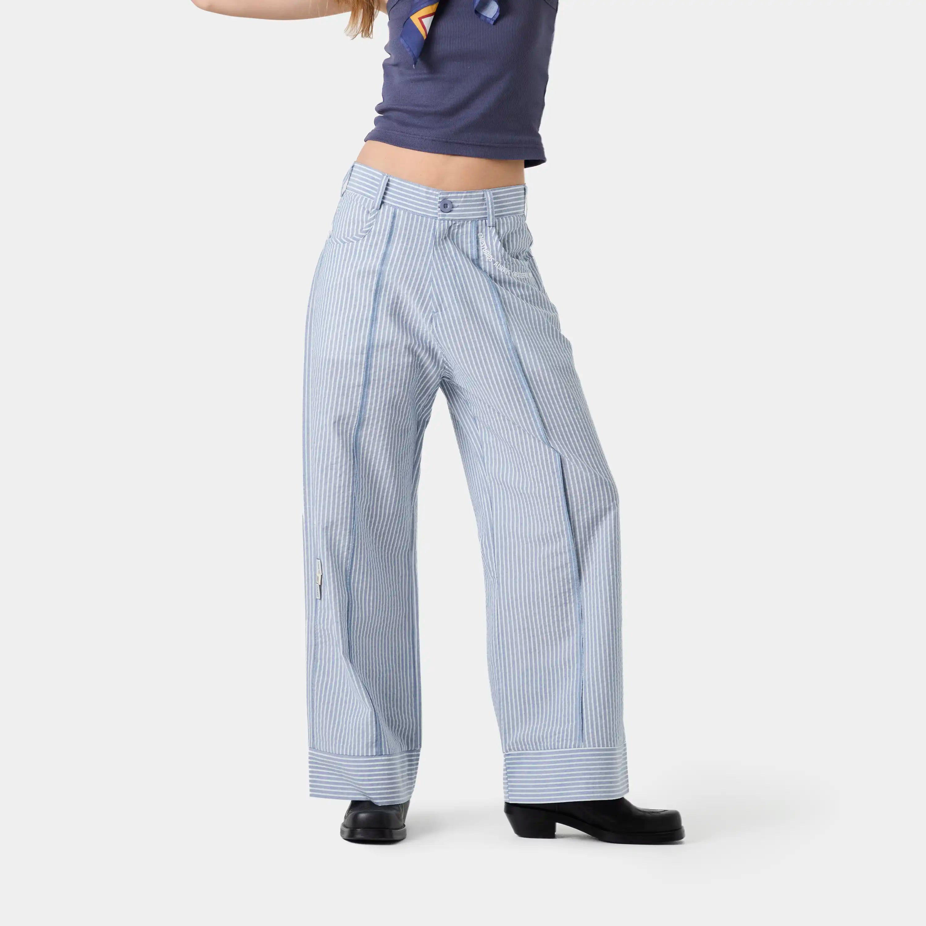 Striped Frost Baggy Pants