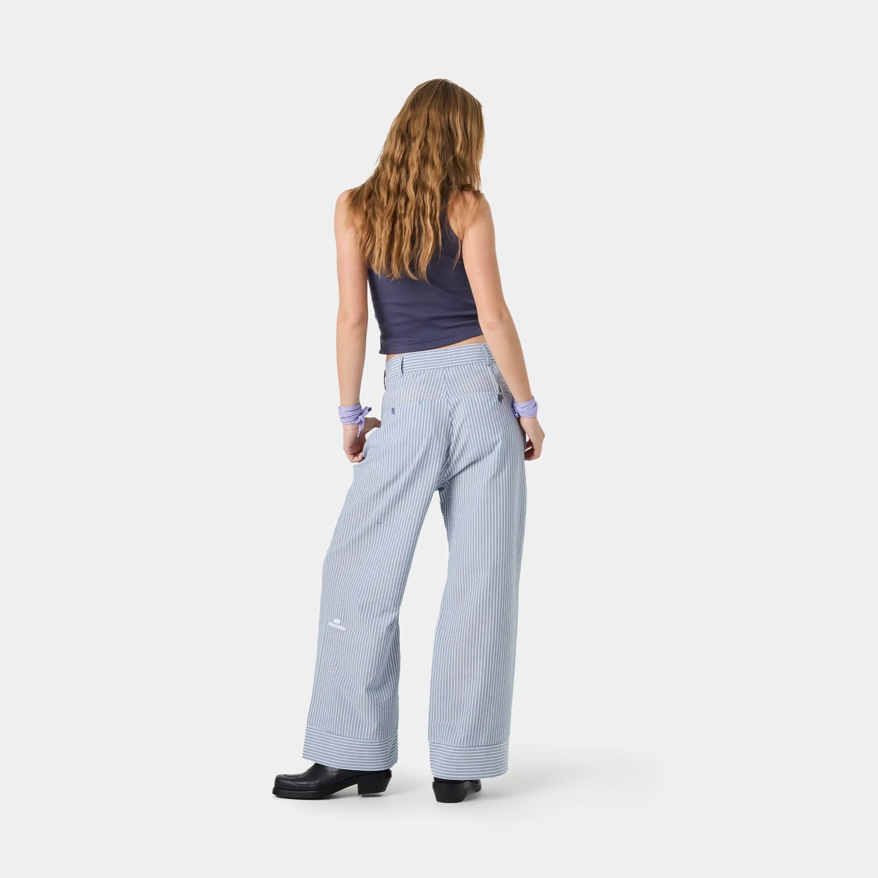 Striped Frost Baggy Pants