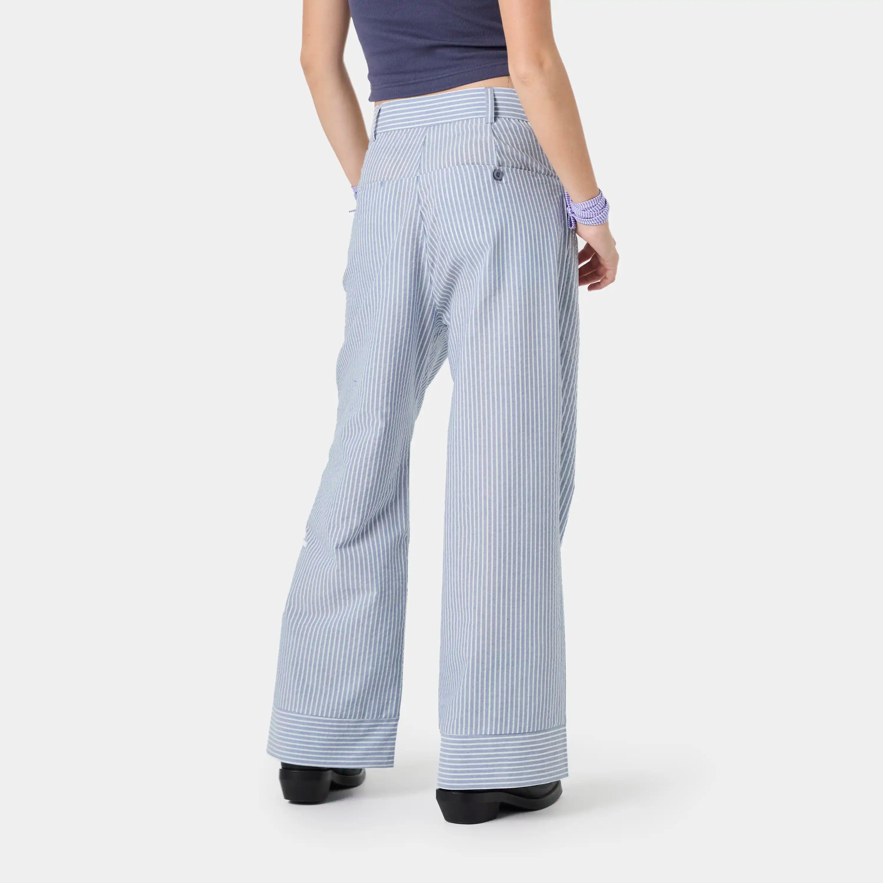 Striped Frost Baggy Pants