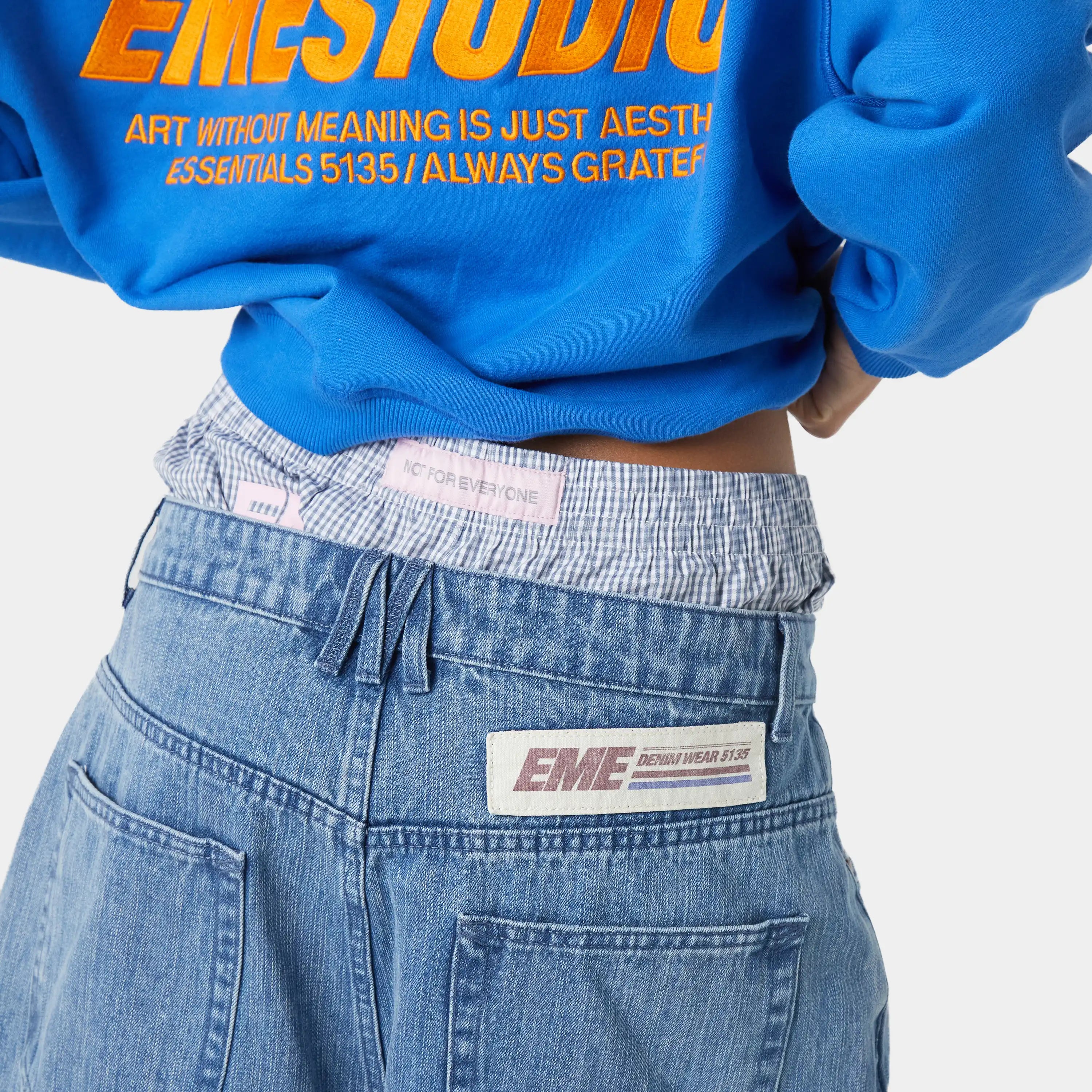 Andy Scratch Denim Jorts