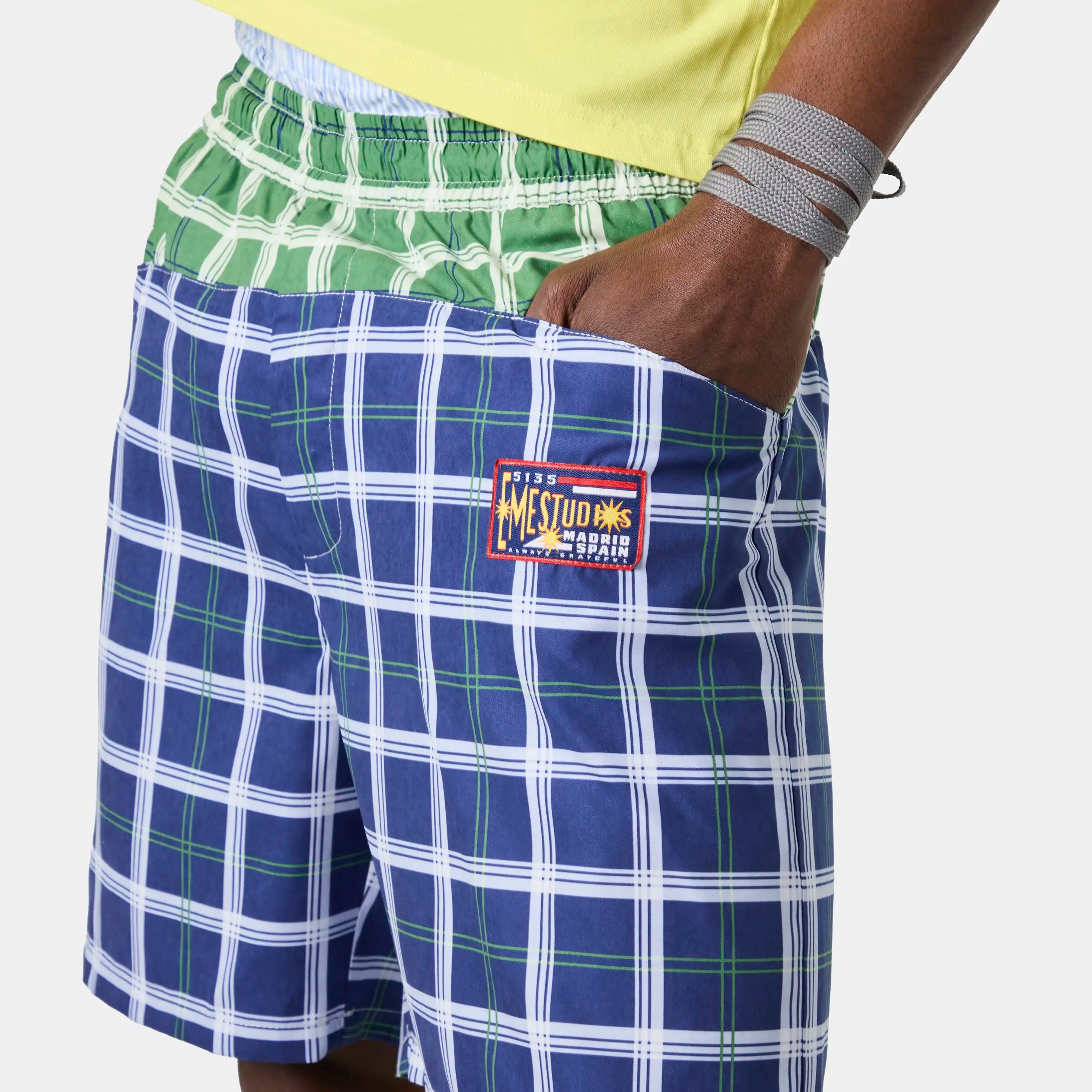 Gary Tartan Swim Trunks