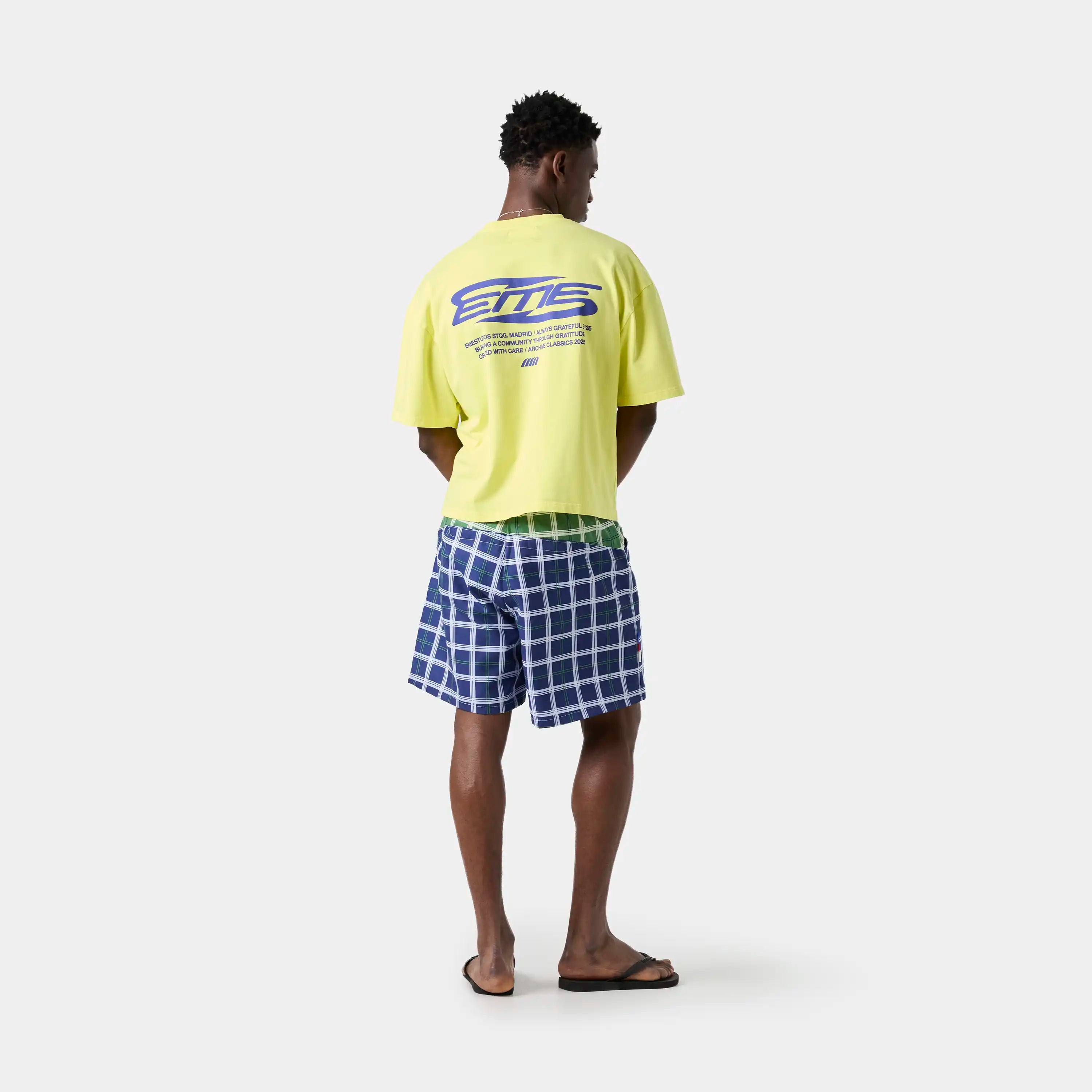 Gary Tartan Swim Trunks