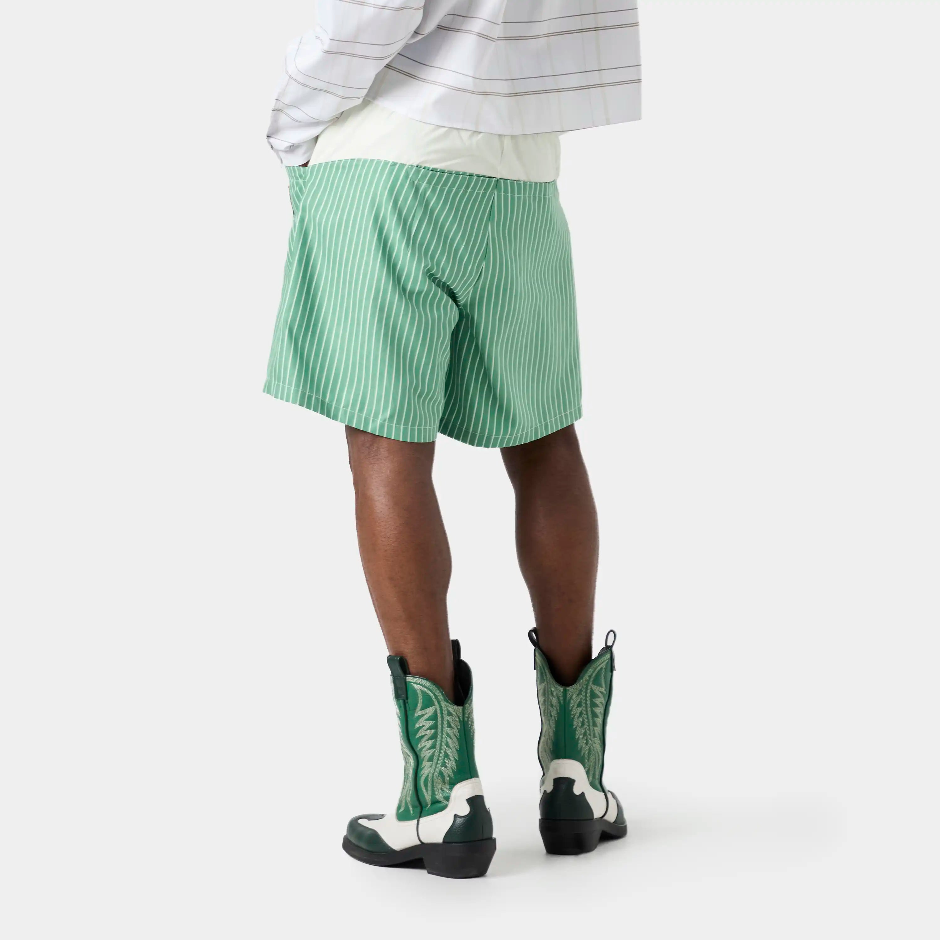 Gary Striped Swim Trunks