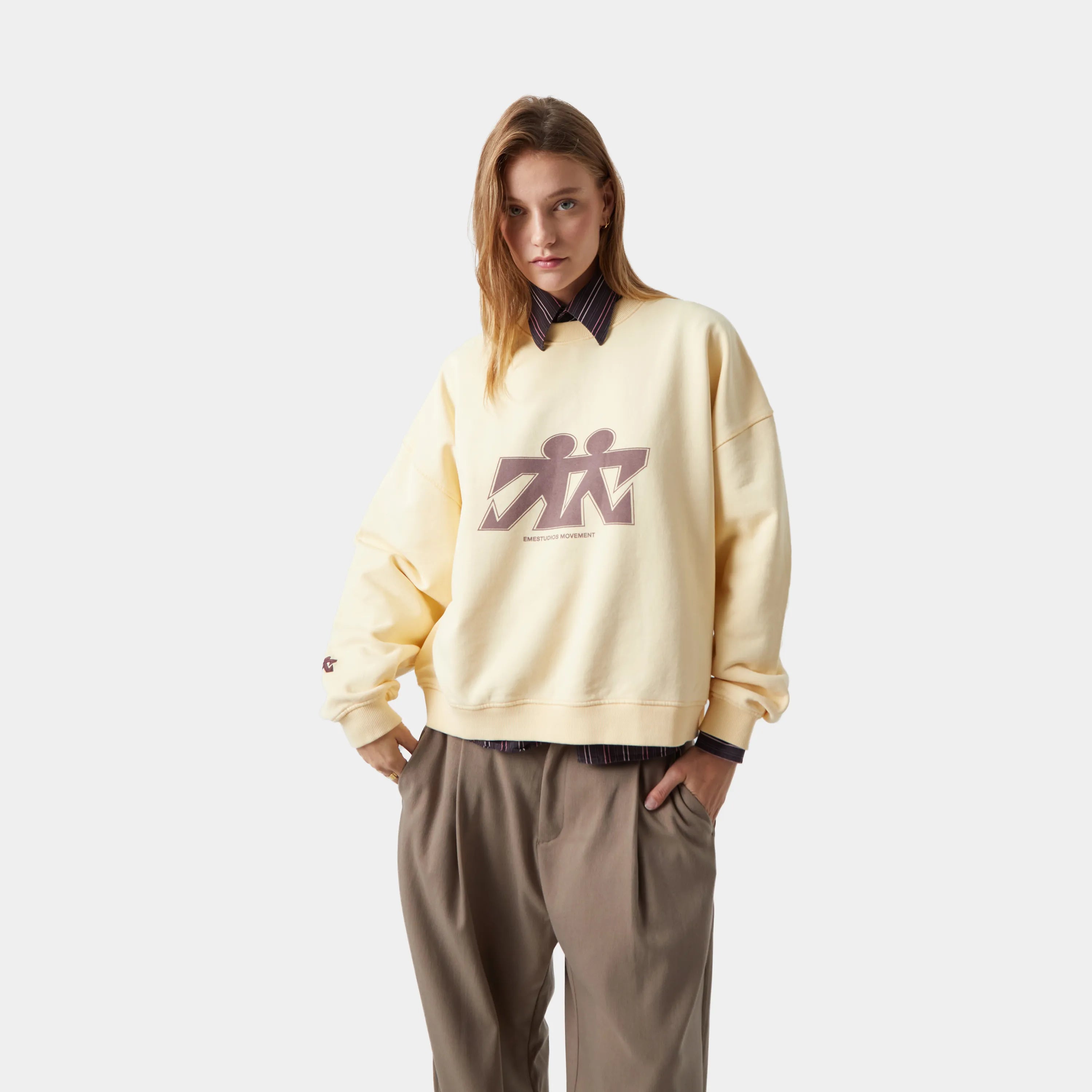 Mbuddy Sunlight Oversized Crewneck