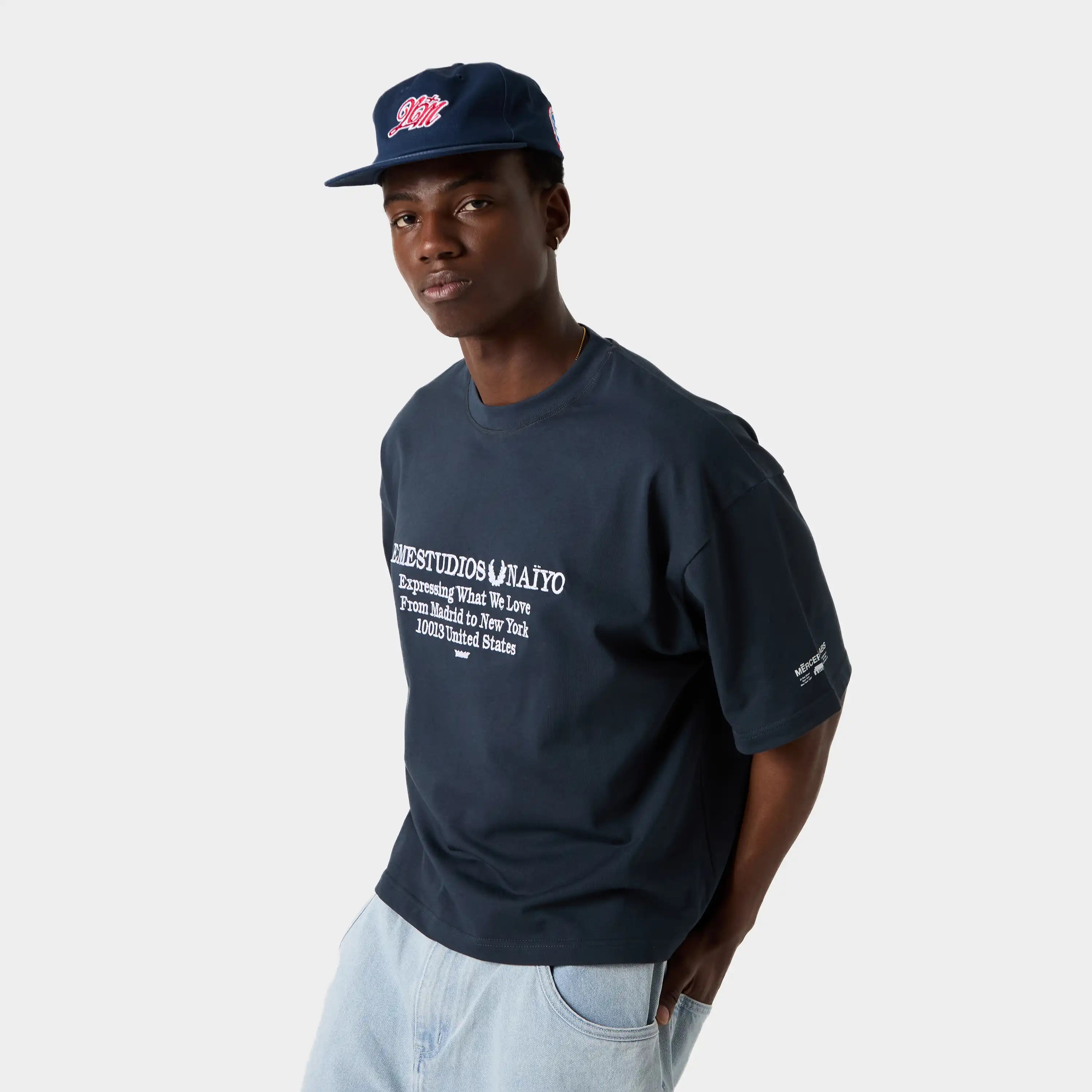 EmeXNaiyo Navy Tee