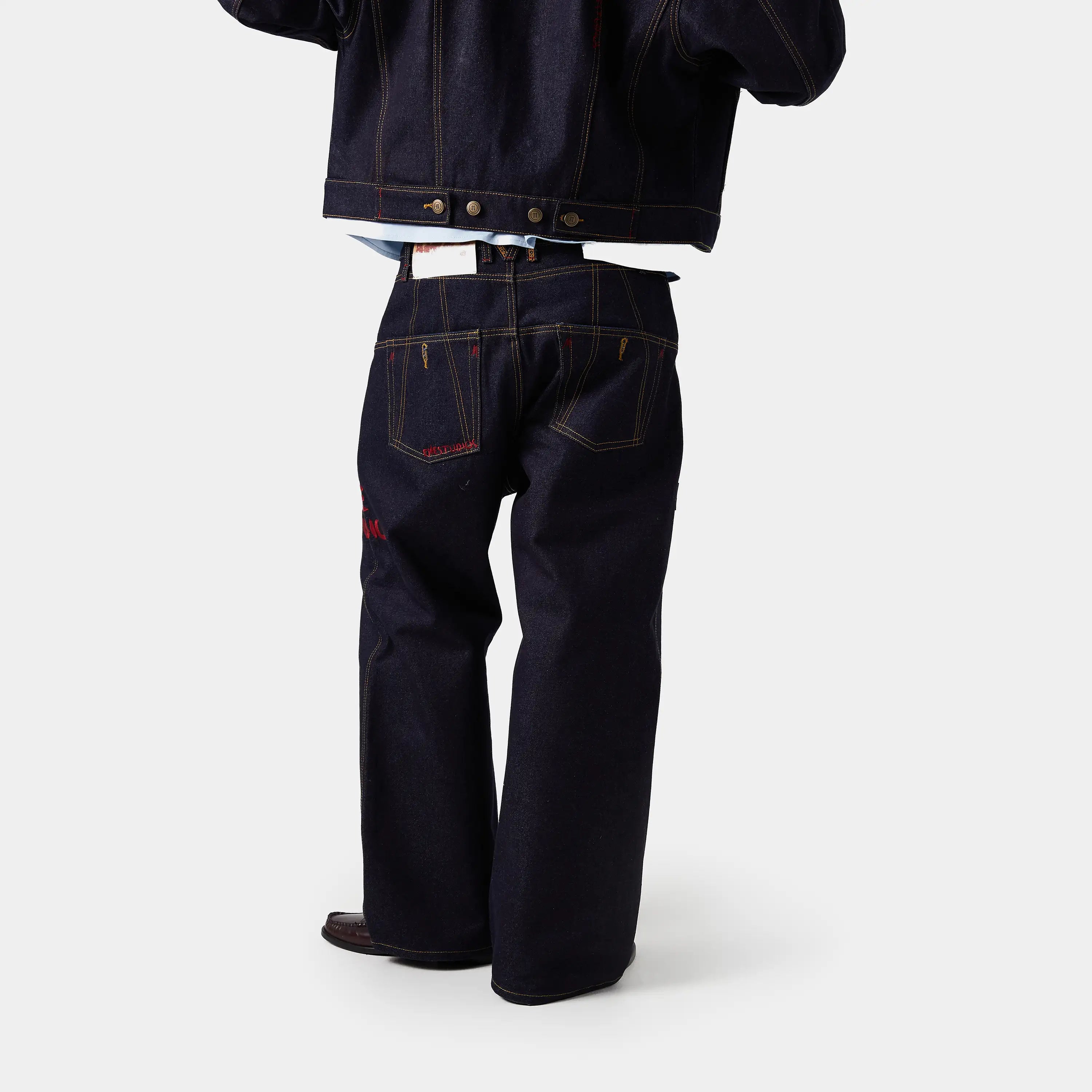 Frisona Raw Denim Baggy Jeans