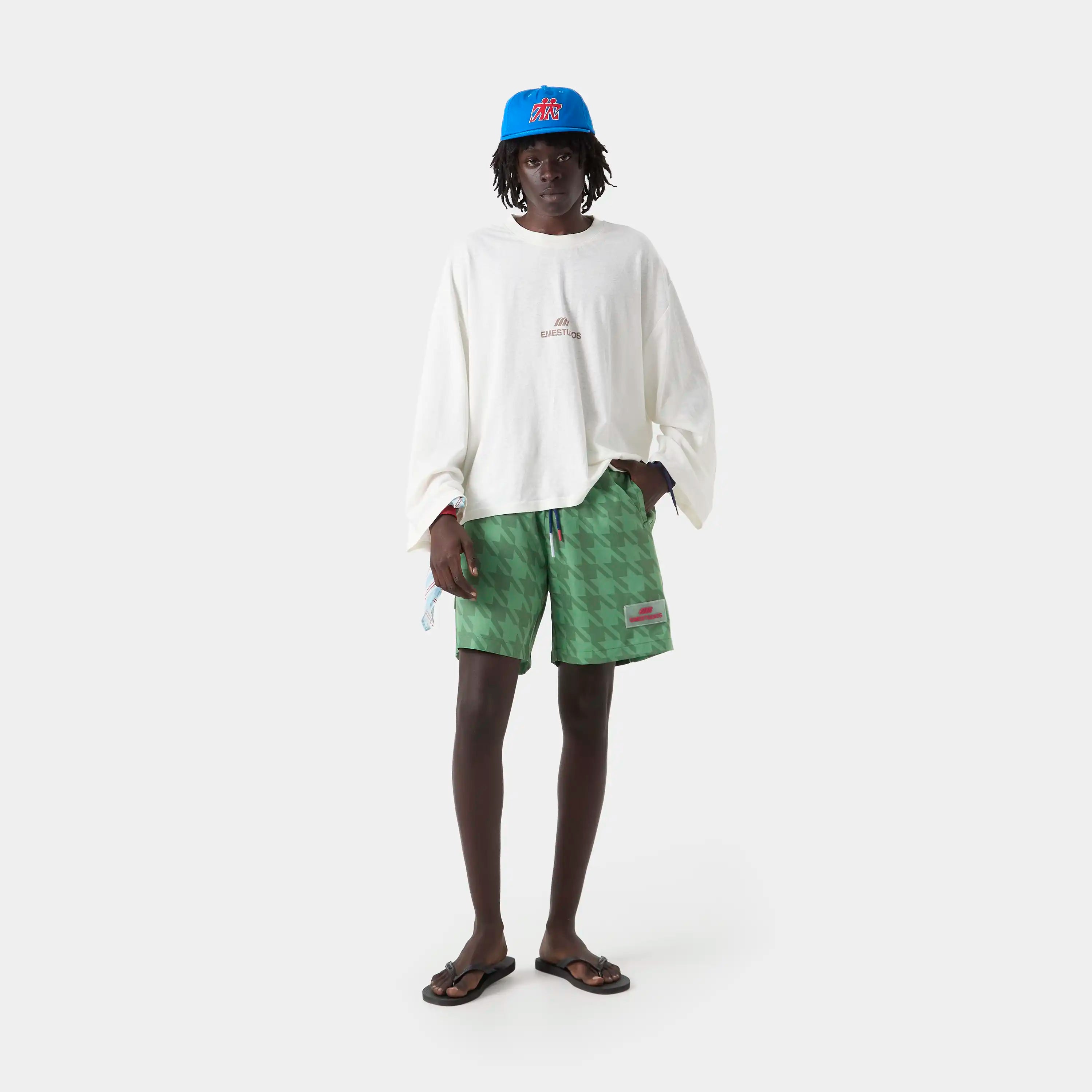 JJ English Green Swim Trunk