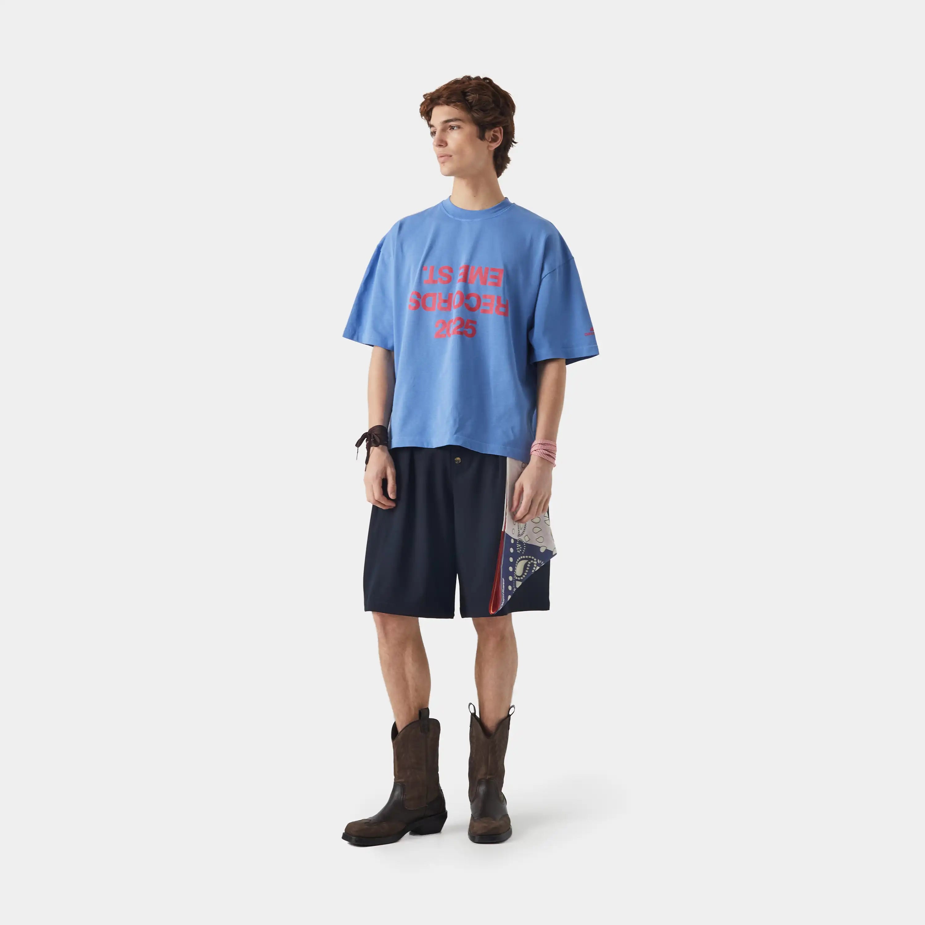 Inside Out Royal Oversized Tee