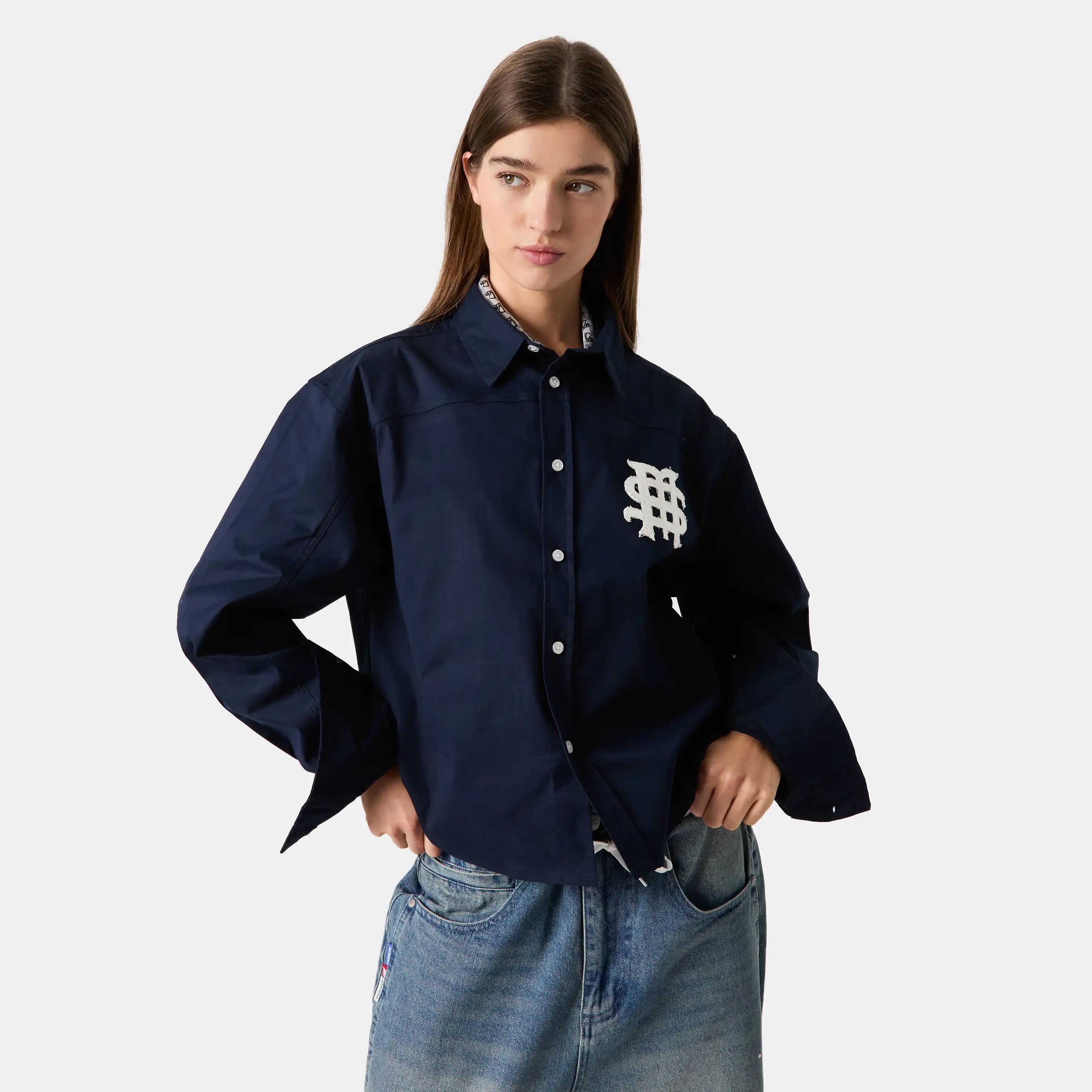 Badge Navy Shirt