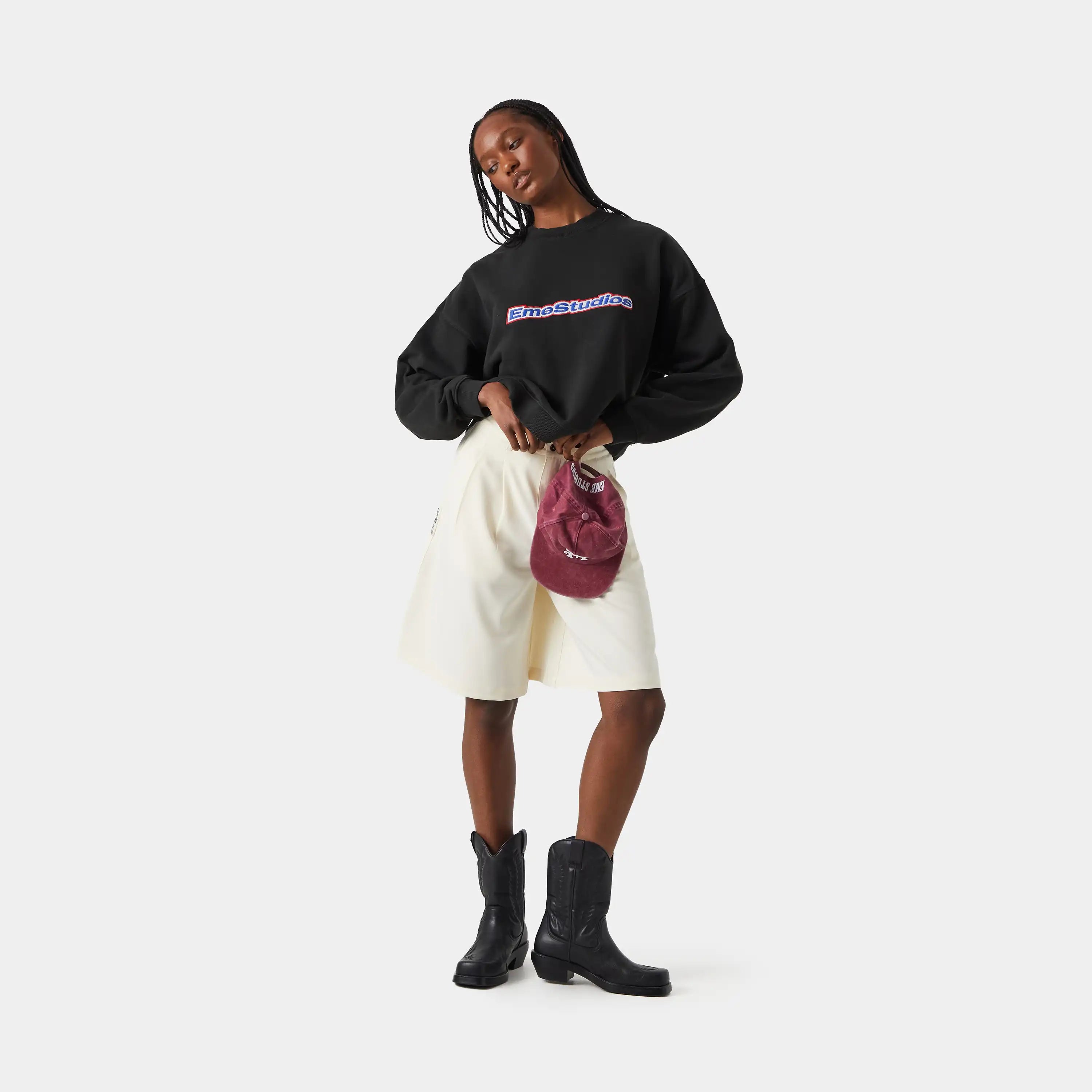 Box Shadow Oversized Crewneck
