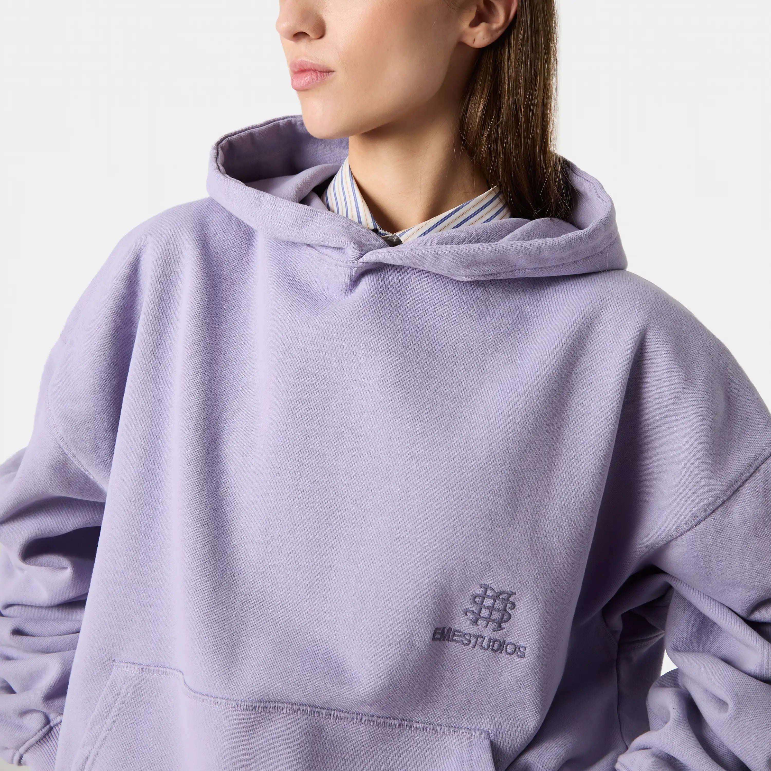 Daily Lavender Oversized Hoodie