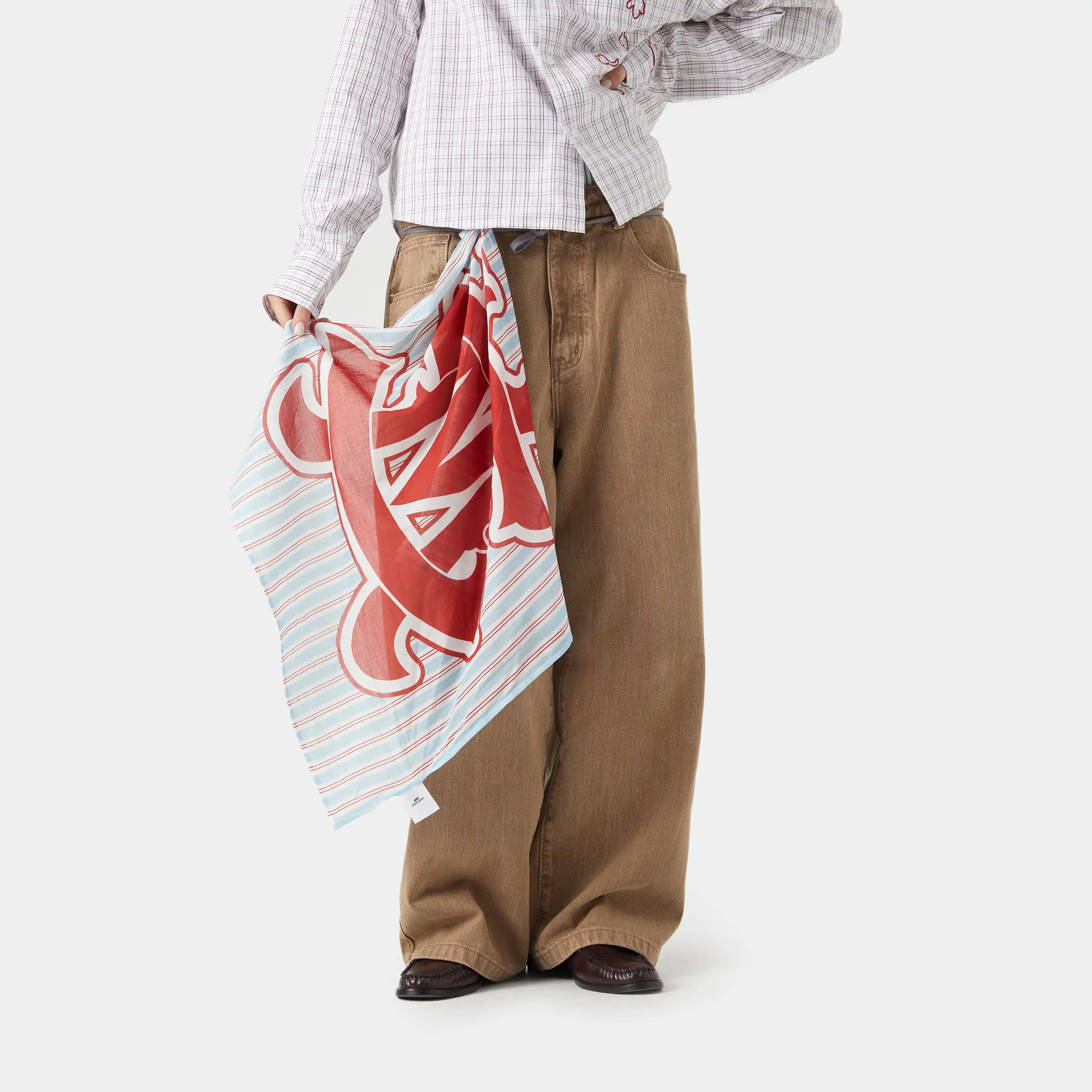 Eme Blue Striped Bandana