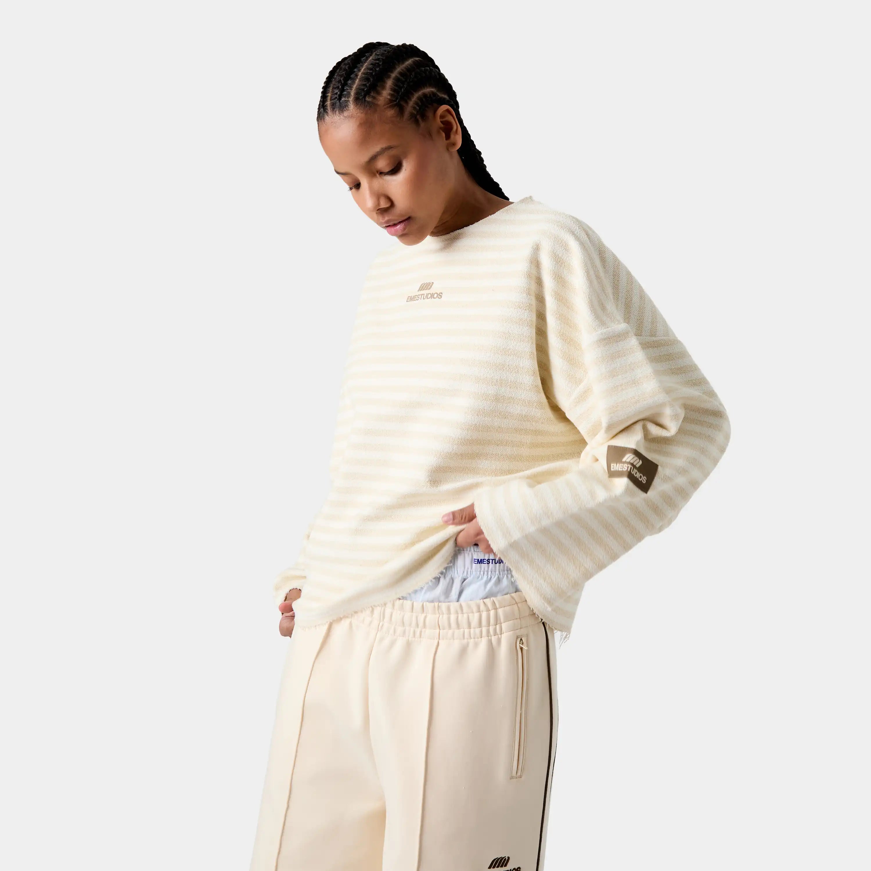 Sade Off Sand Reverse Crewneck
