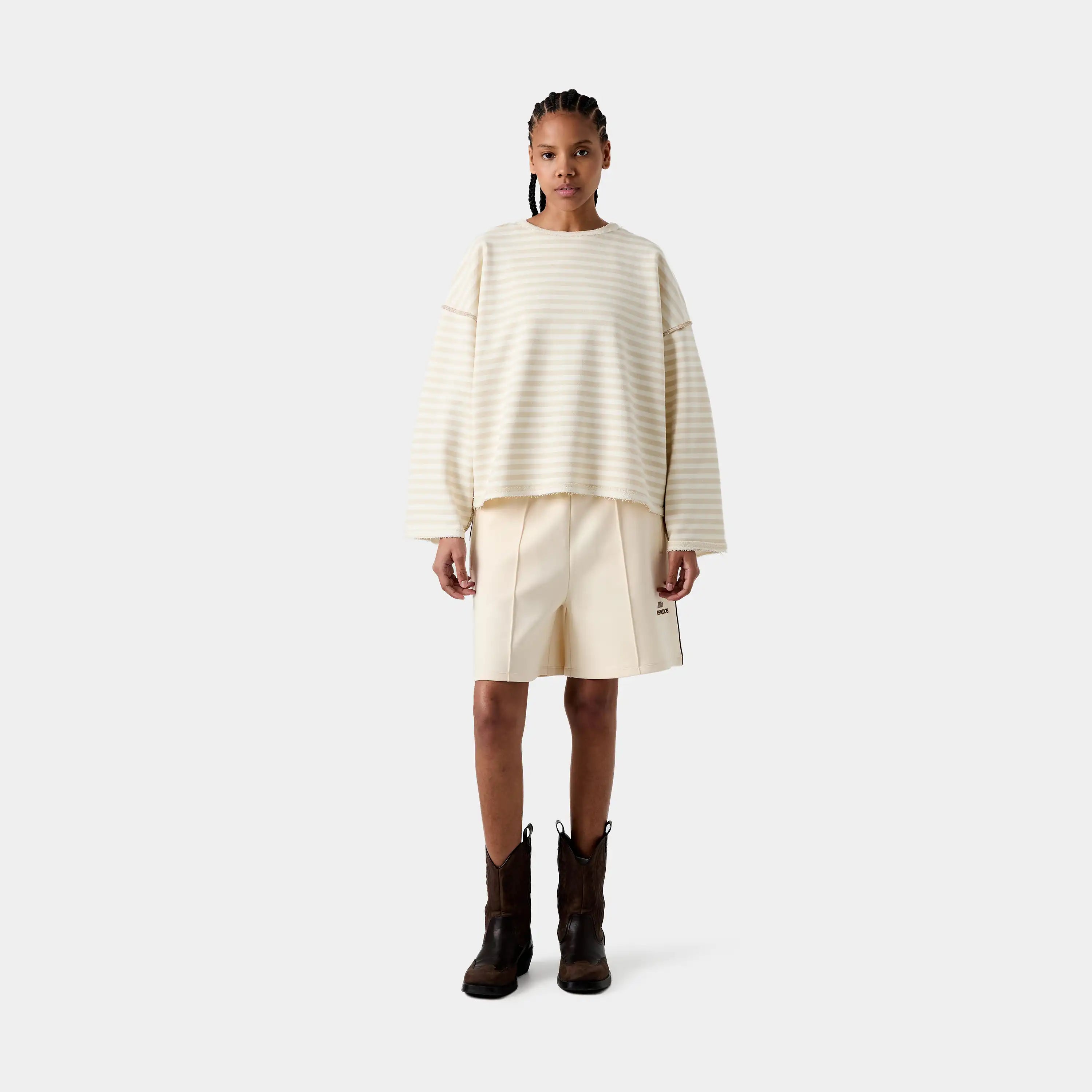 Sade Off Sand Reverse Crewneck