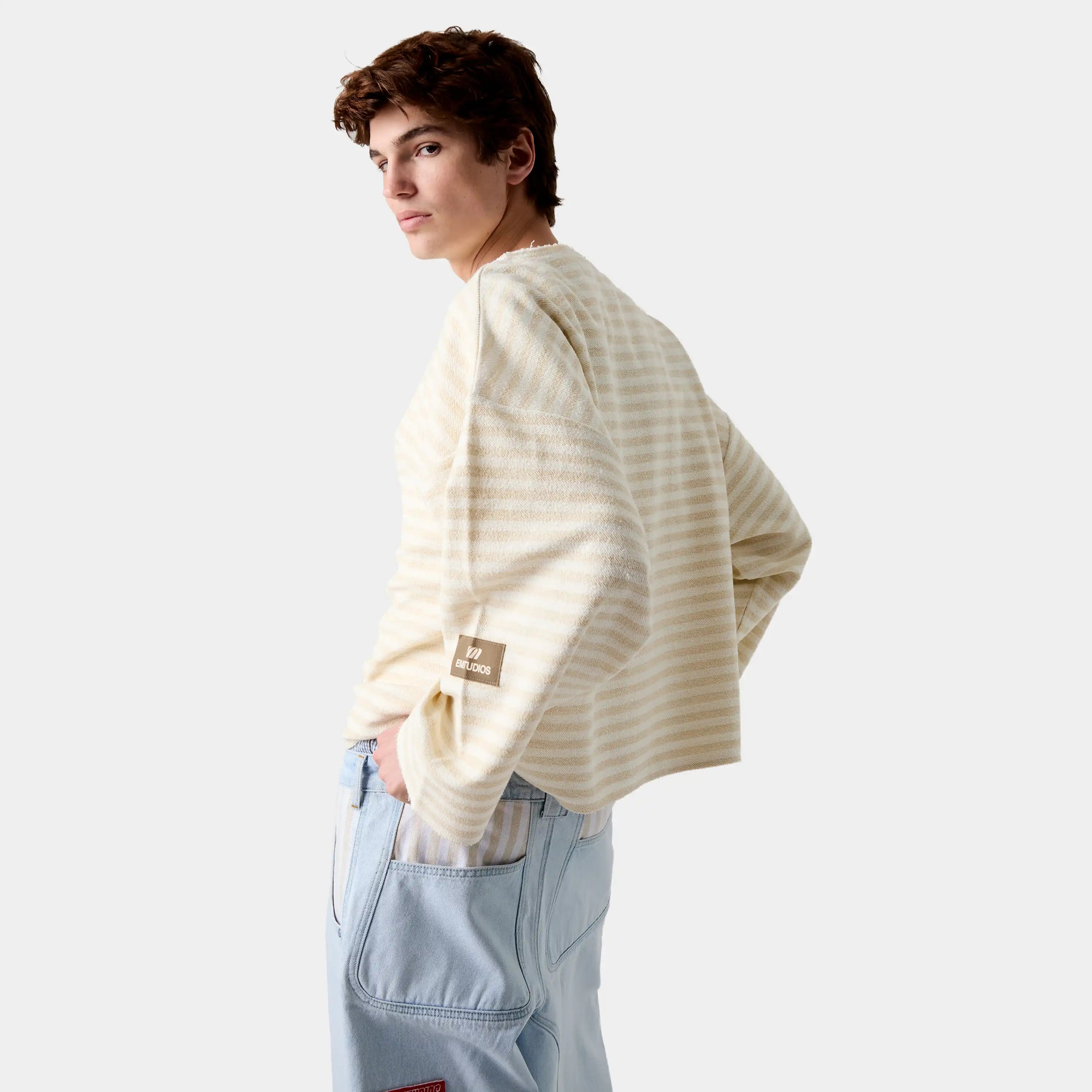 Sade Off Sand Reverse Crewneck