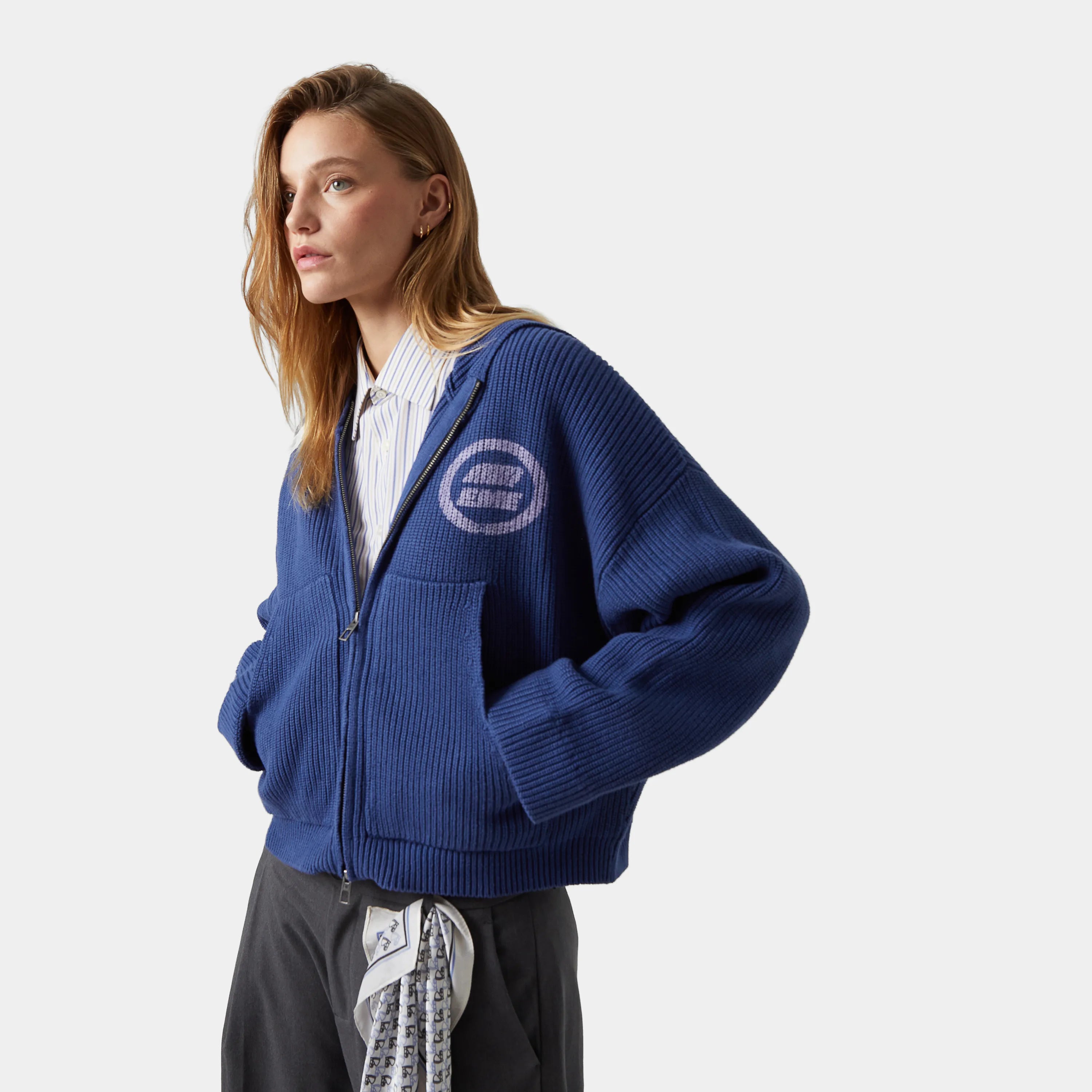 Anon Indigo Knit Full Zip
