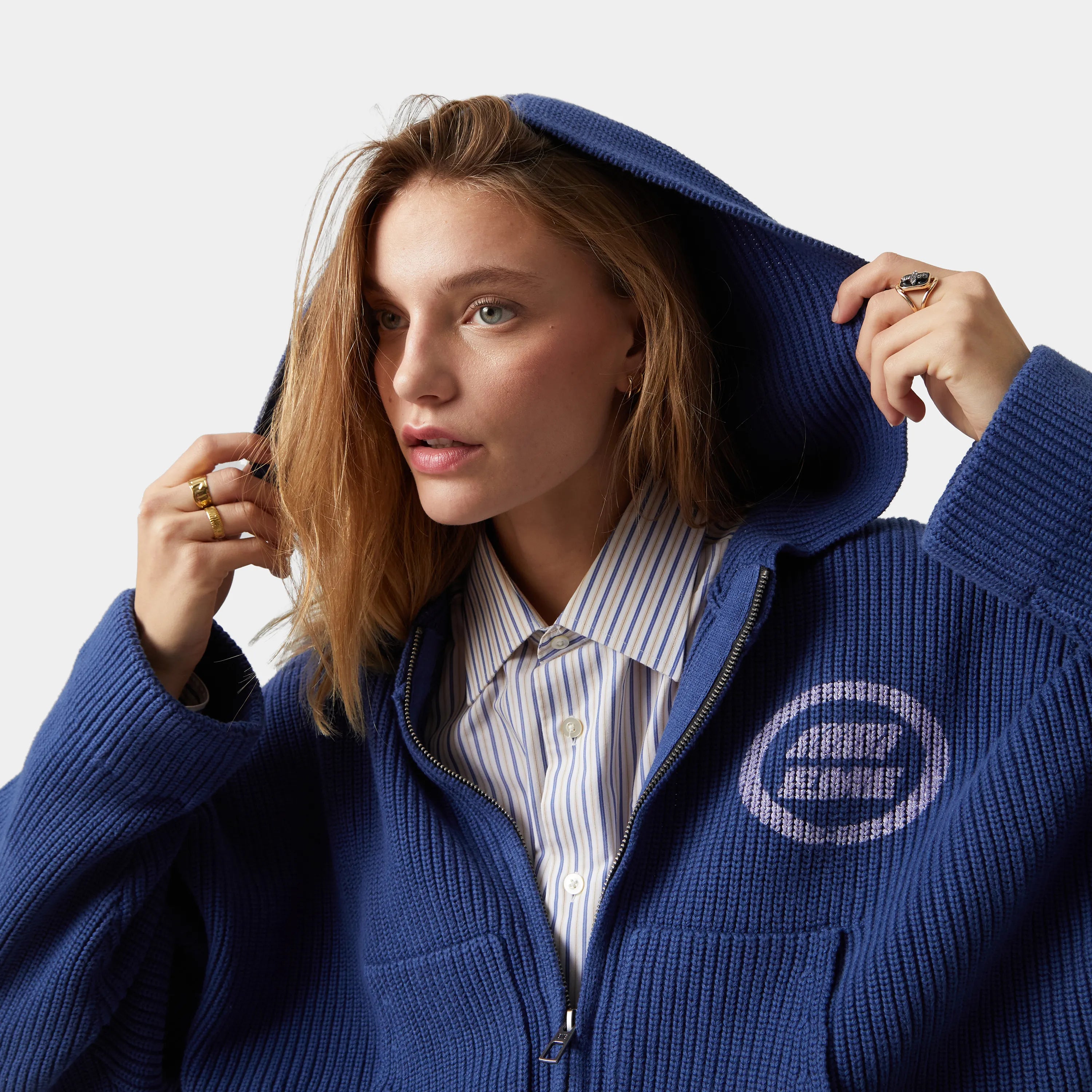 Anon Indigo Knit Full Zip