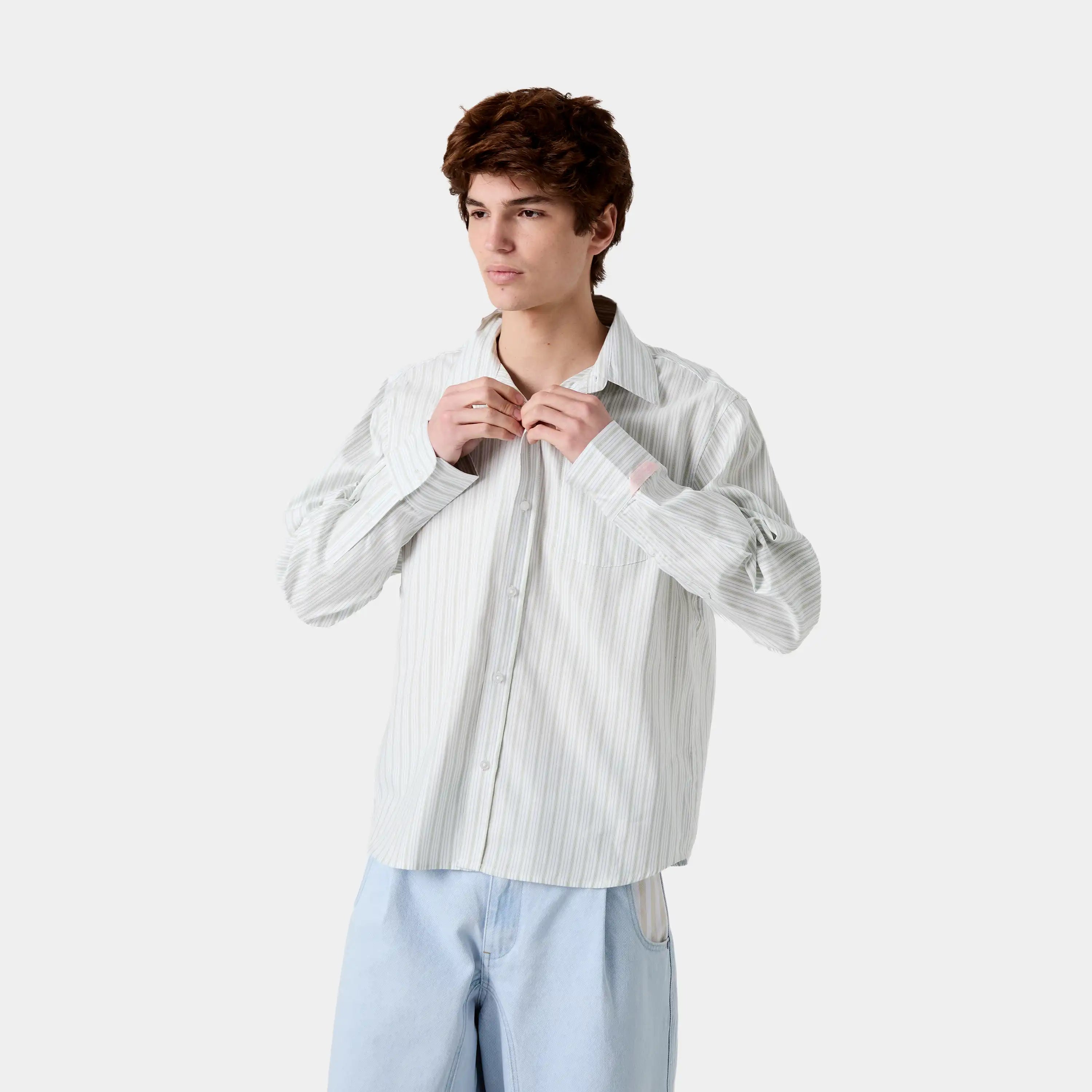 Faelled Green Boxy Shirt