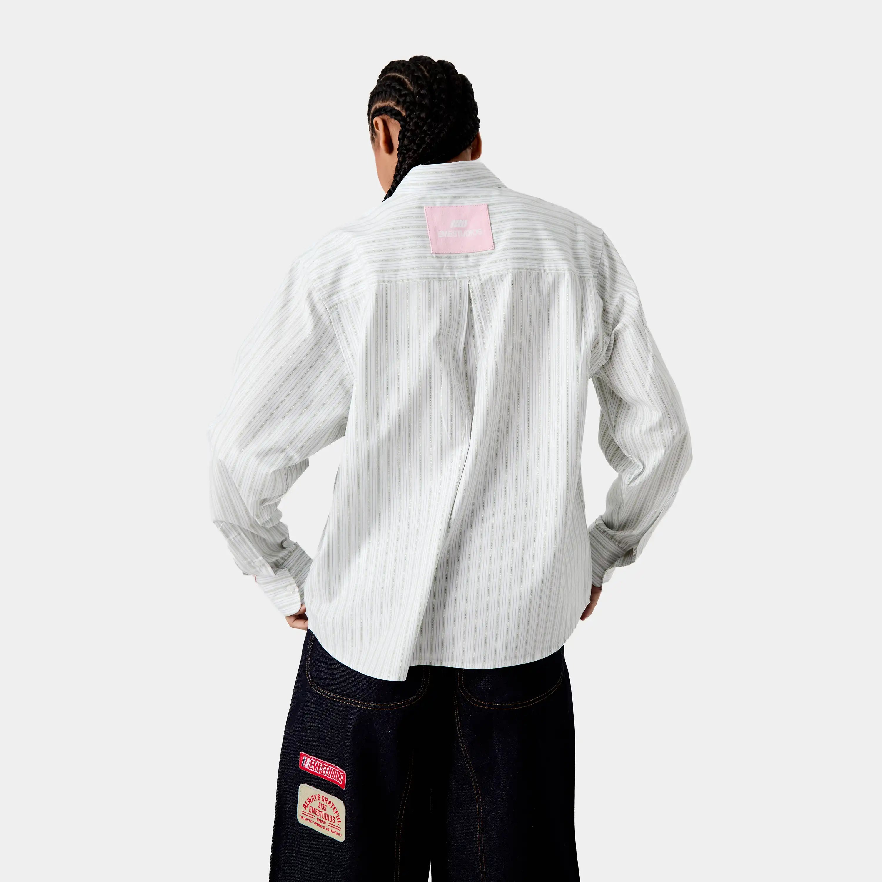 Faelled Green Boxy Shirt