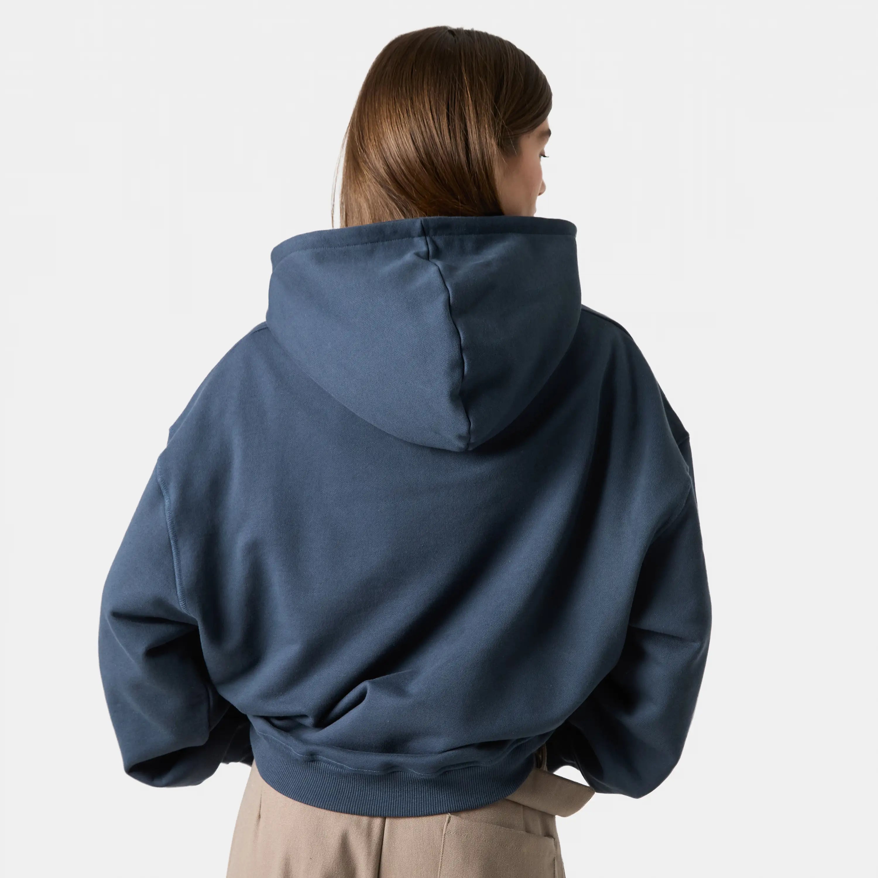 Basic Navy Oversized Hoodie