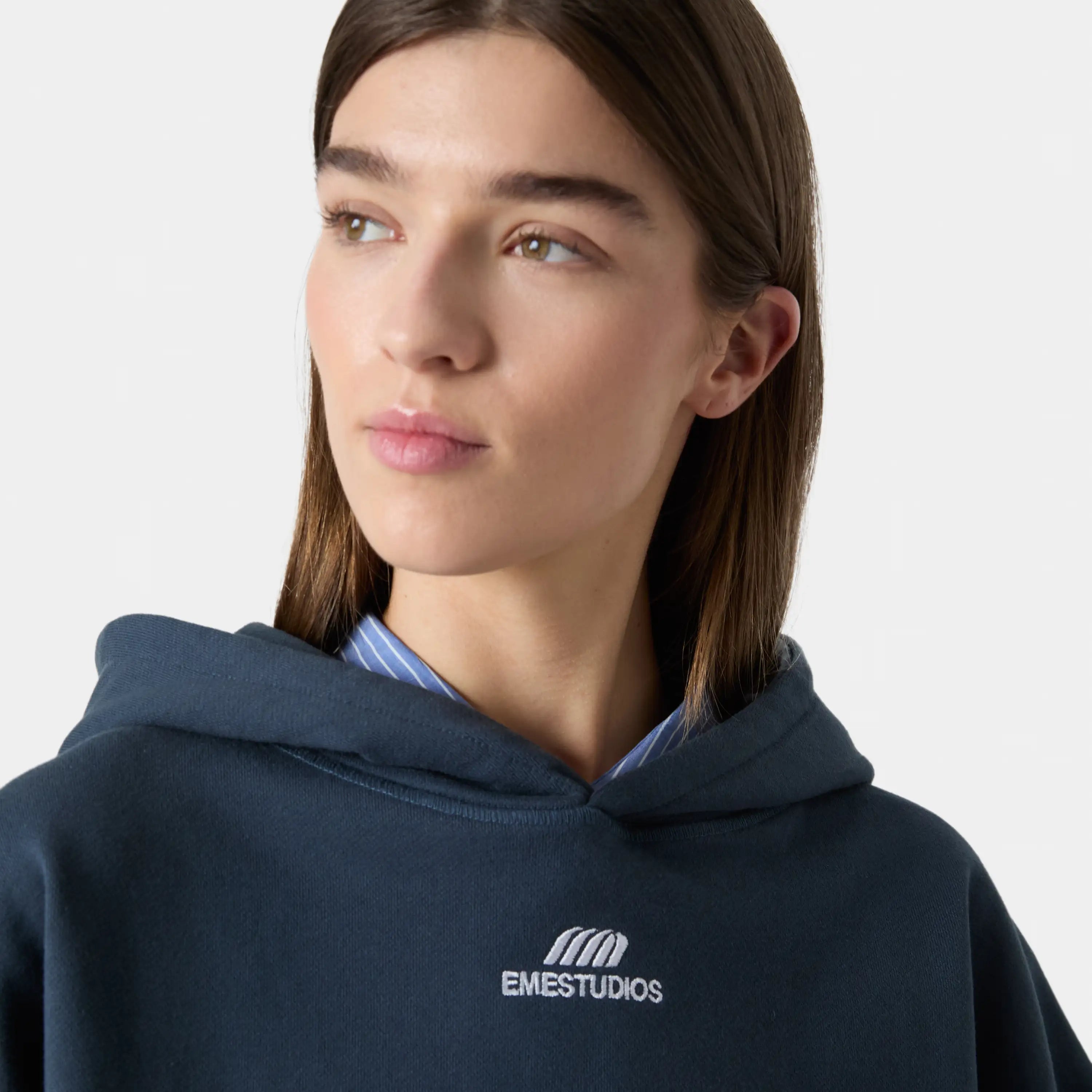 Basic Navy Oversized Hoodie