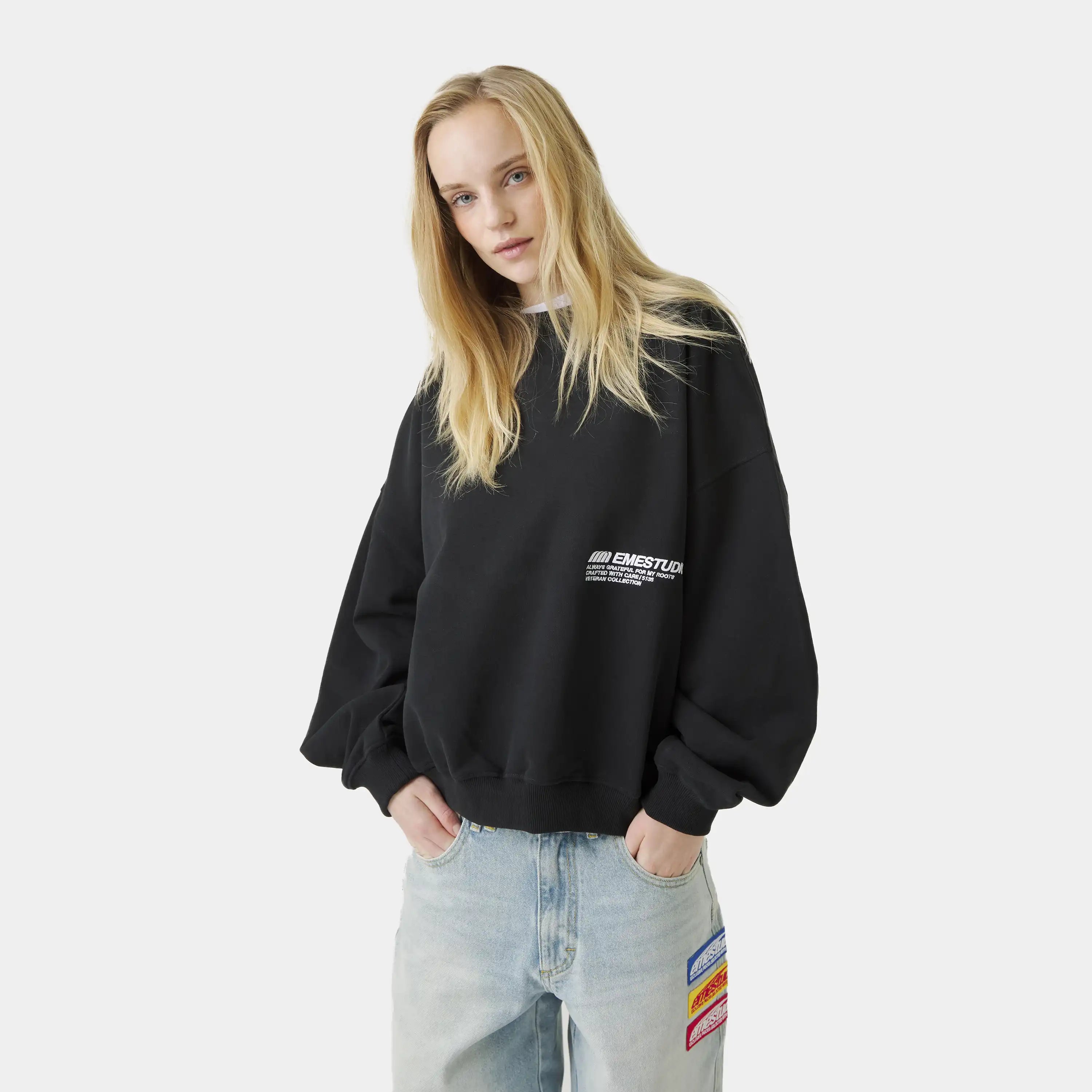 Roots Shadow Oversized Crewneck
