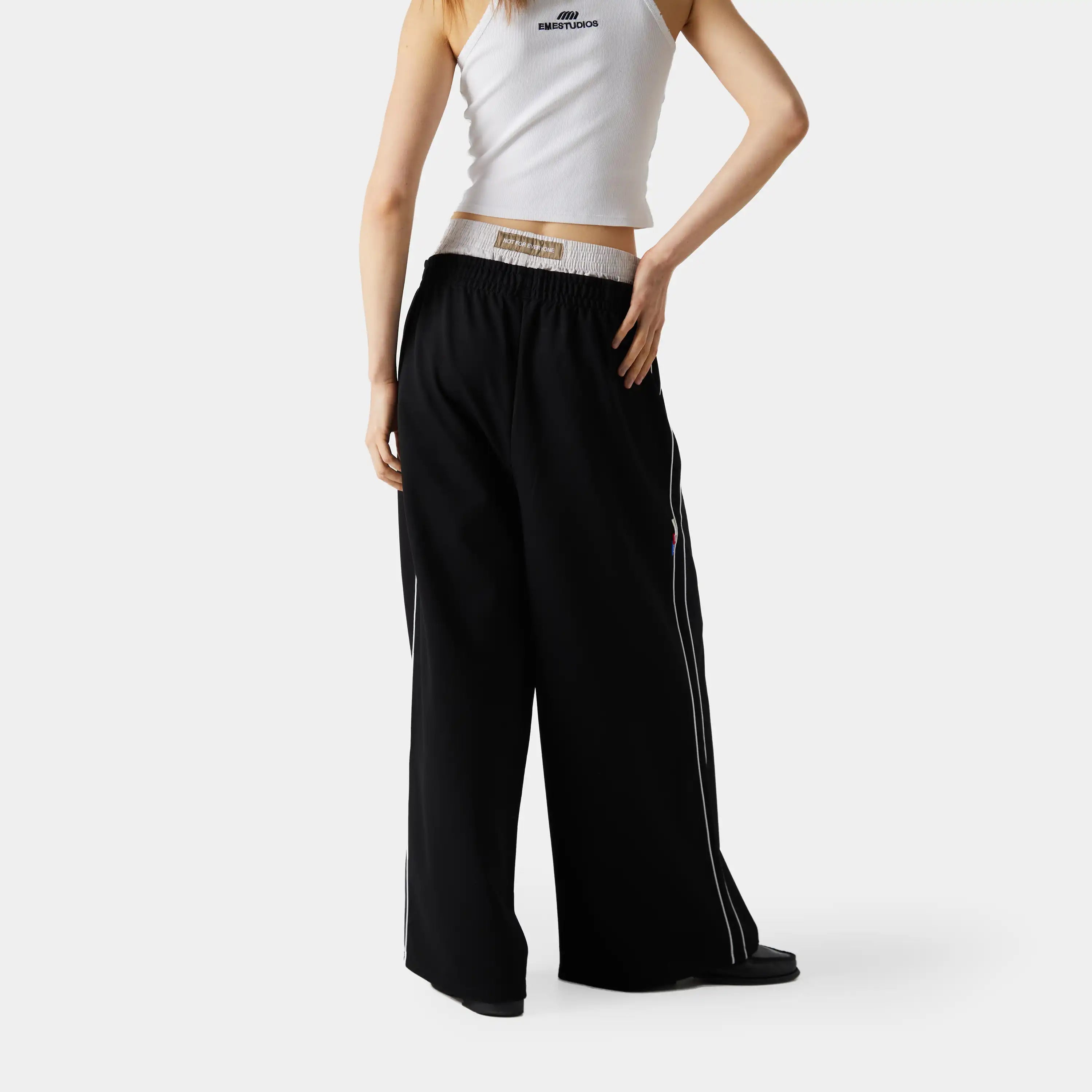 Somm Black Baggy Sweatpants