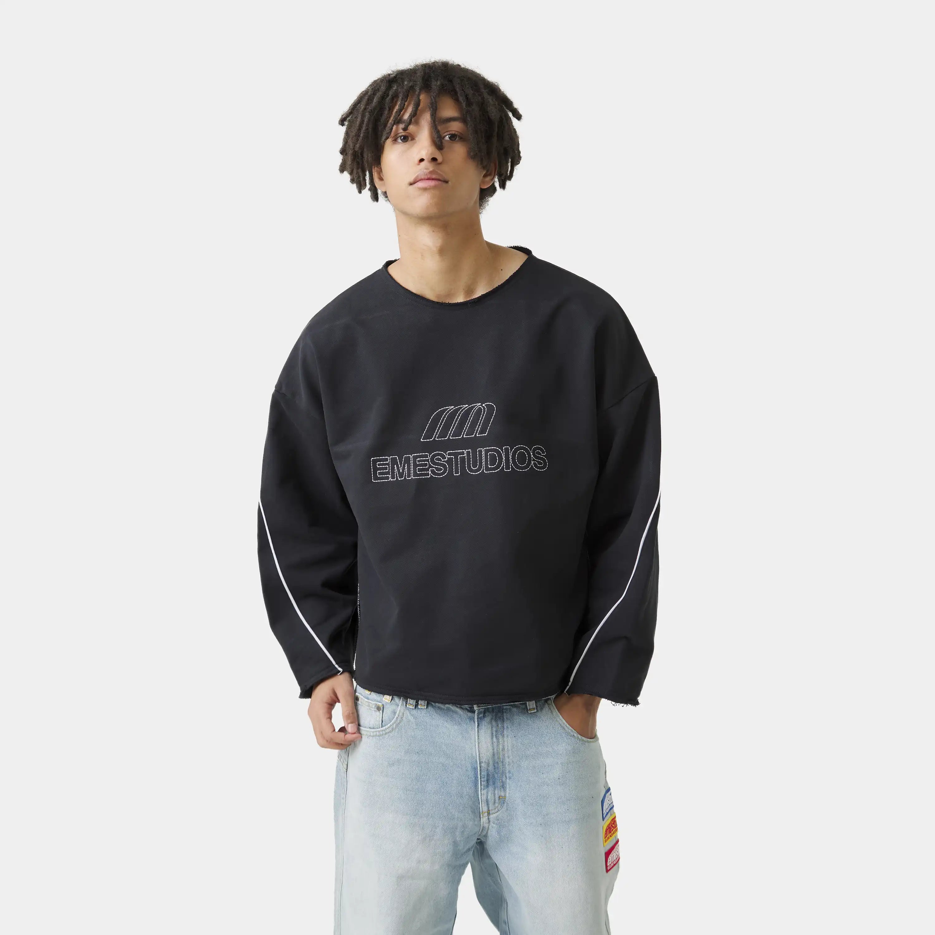 AFK Black Crewneck