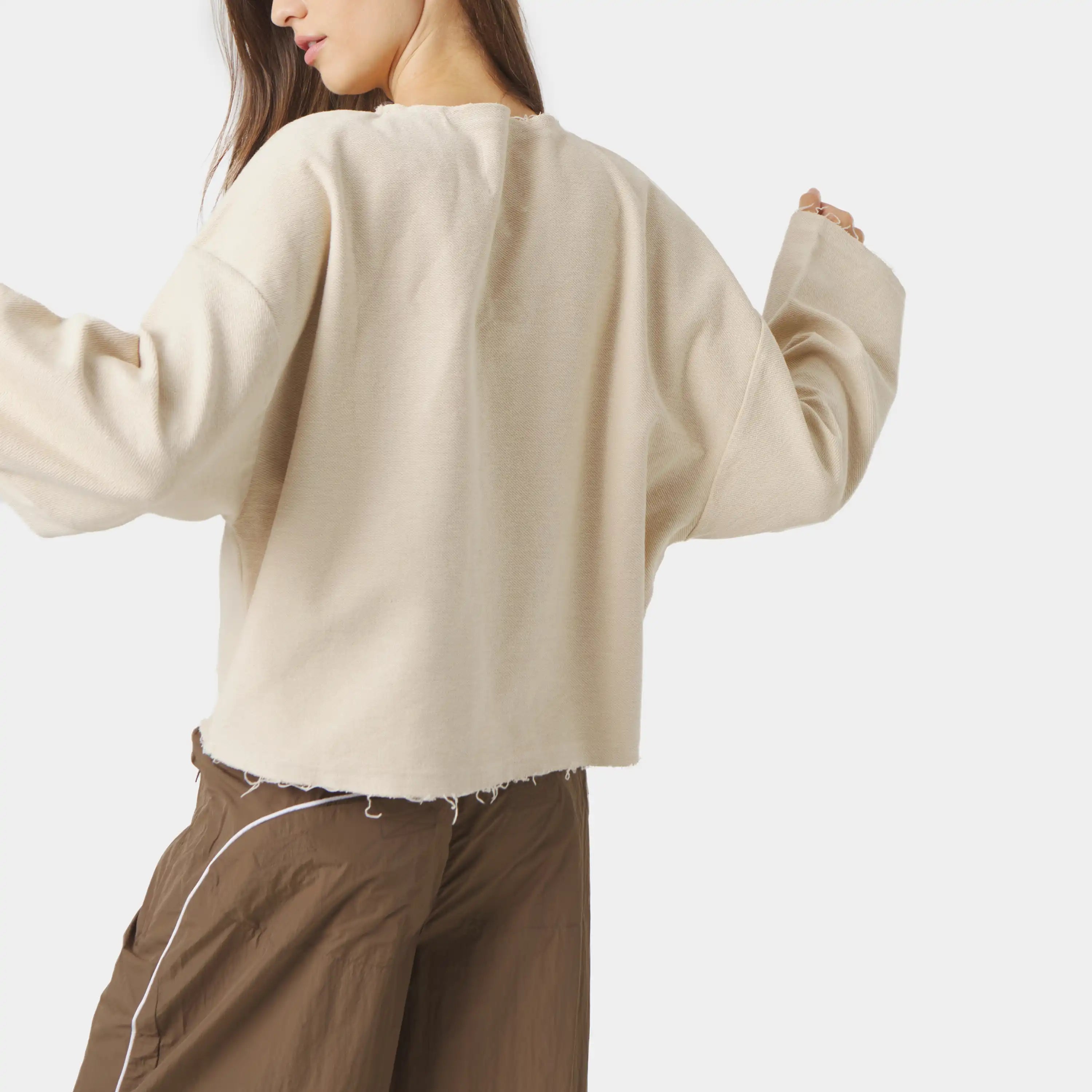 Patches Sand Crewneck