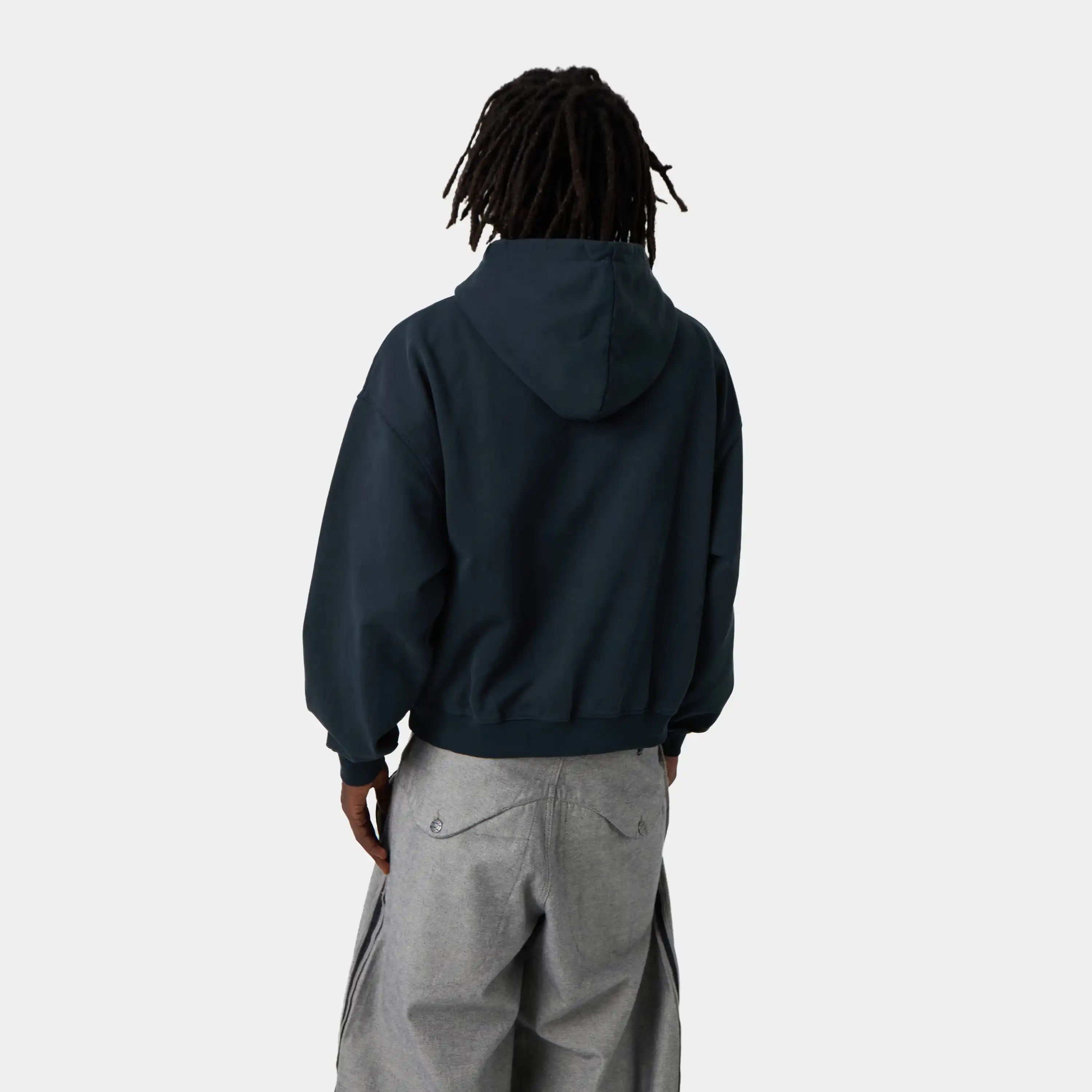 Brook Navy Oversized Hoodie