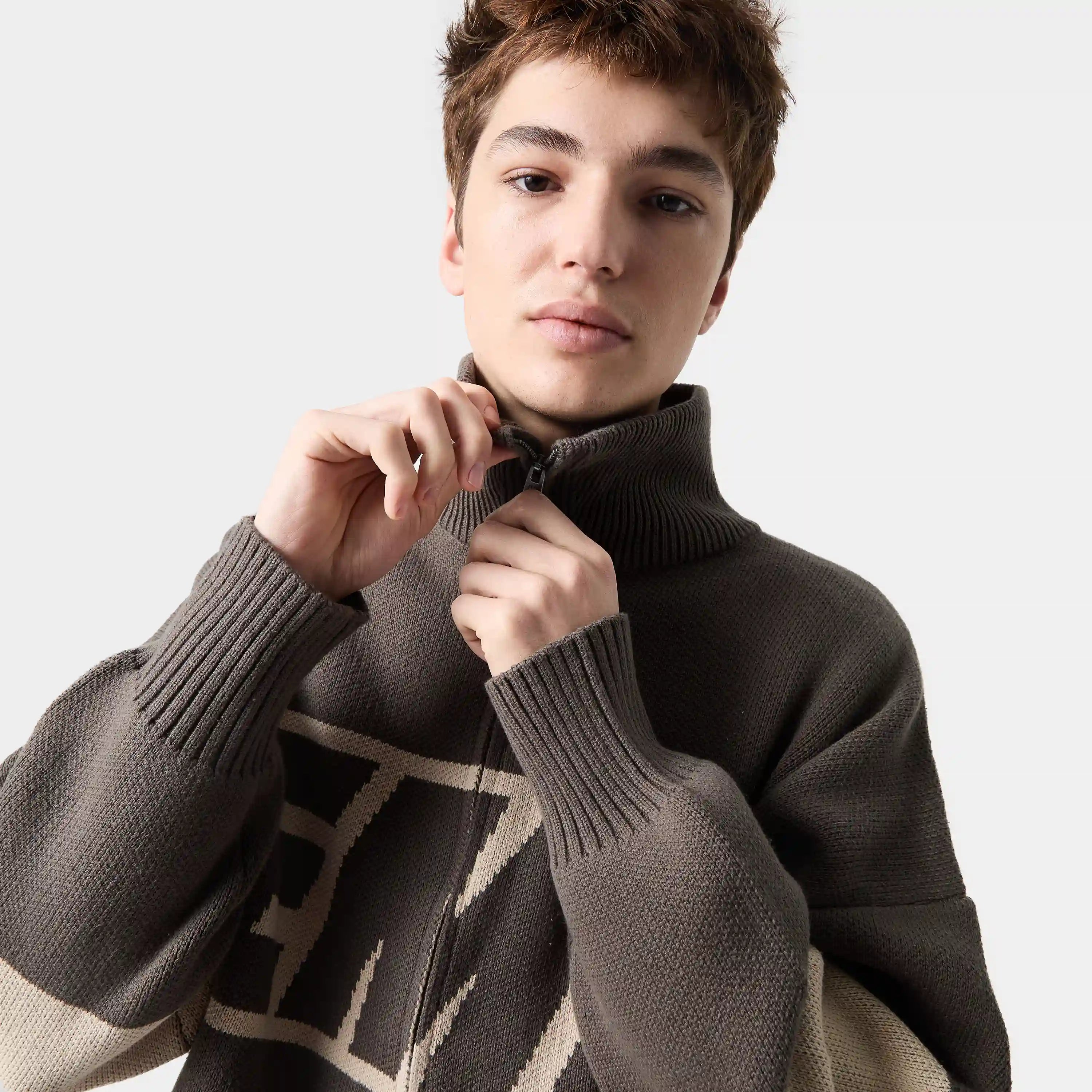 Thrill Falcon Zipper Knit