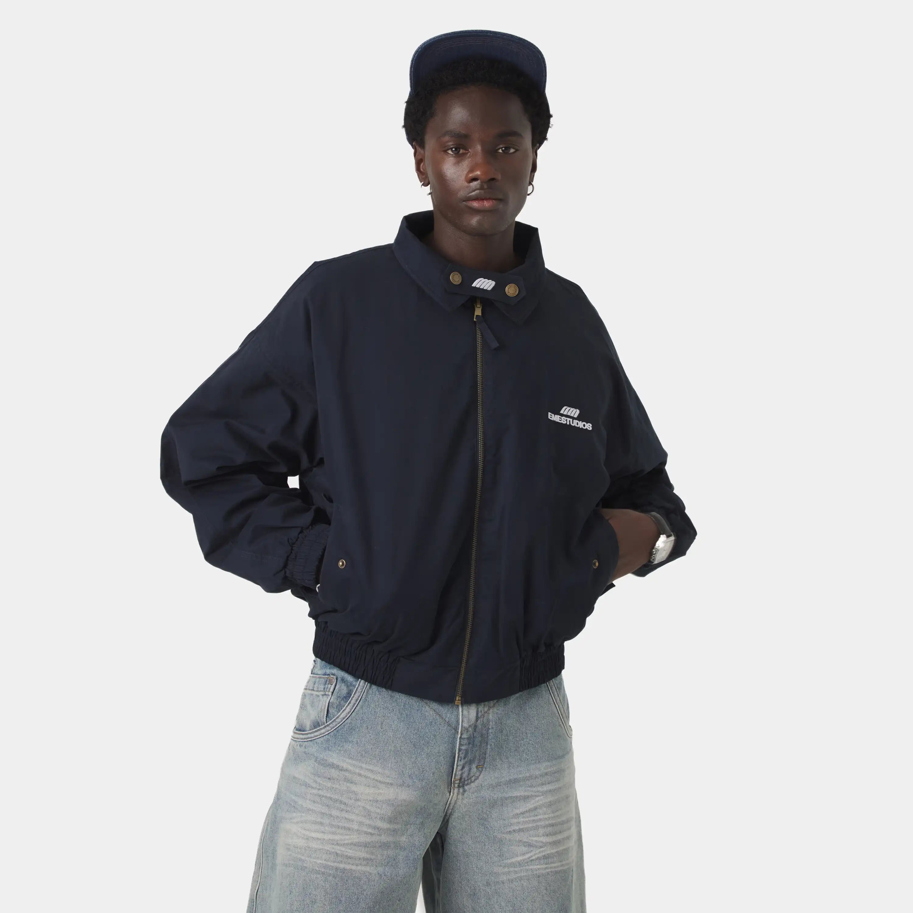Chulo G Navy Reverse Jacket