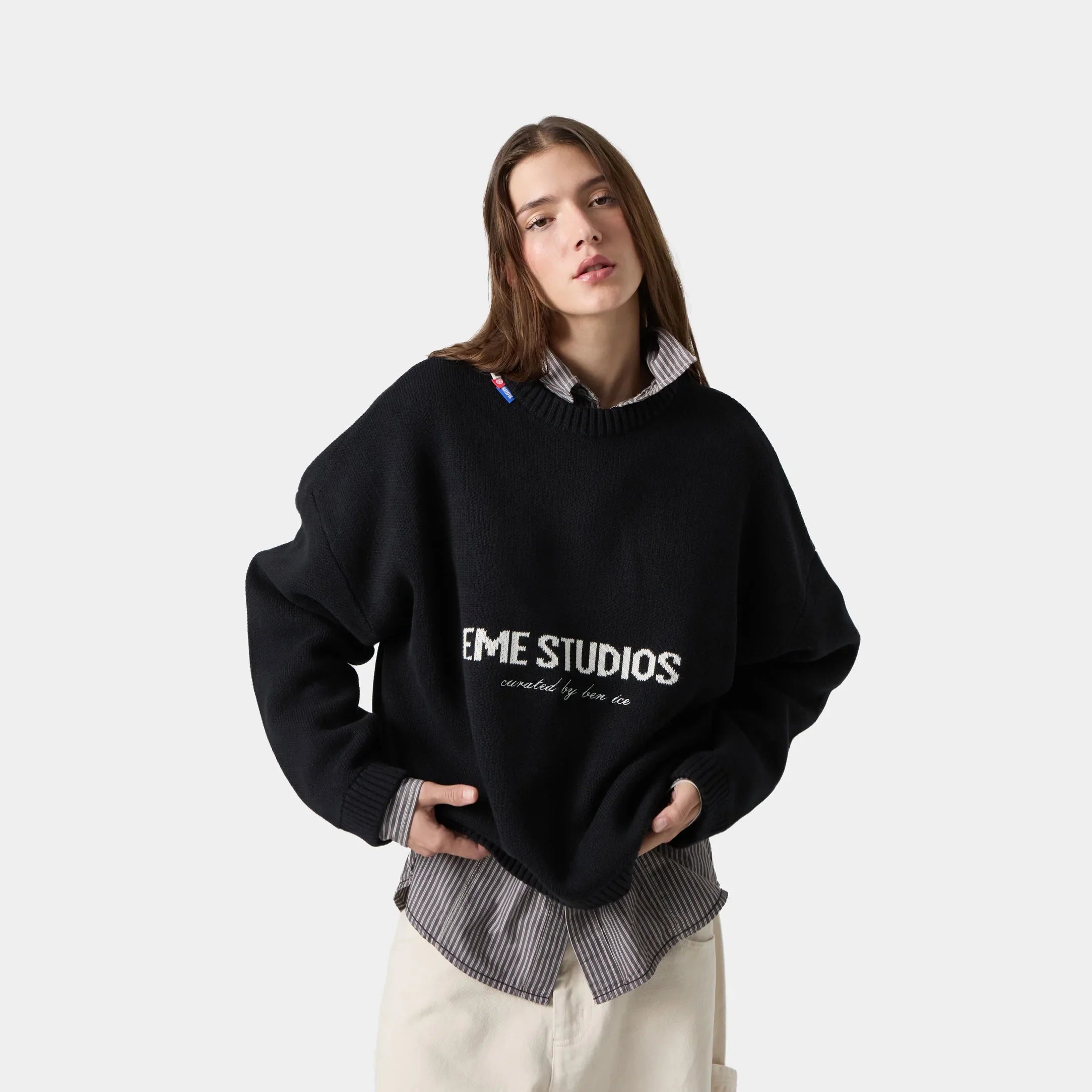 Flag Shadow Knit Sweater