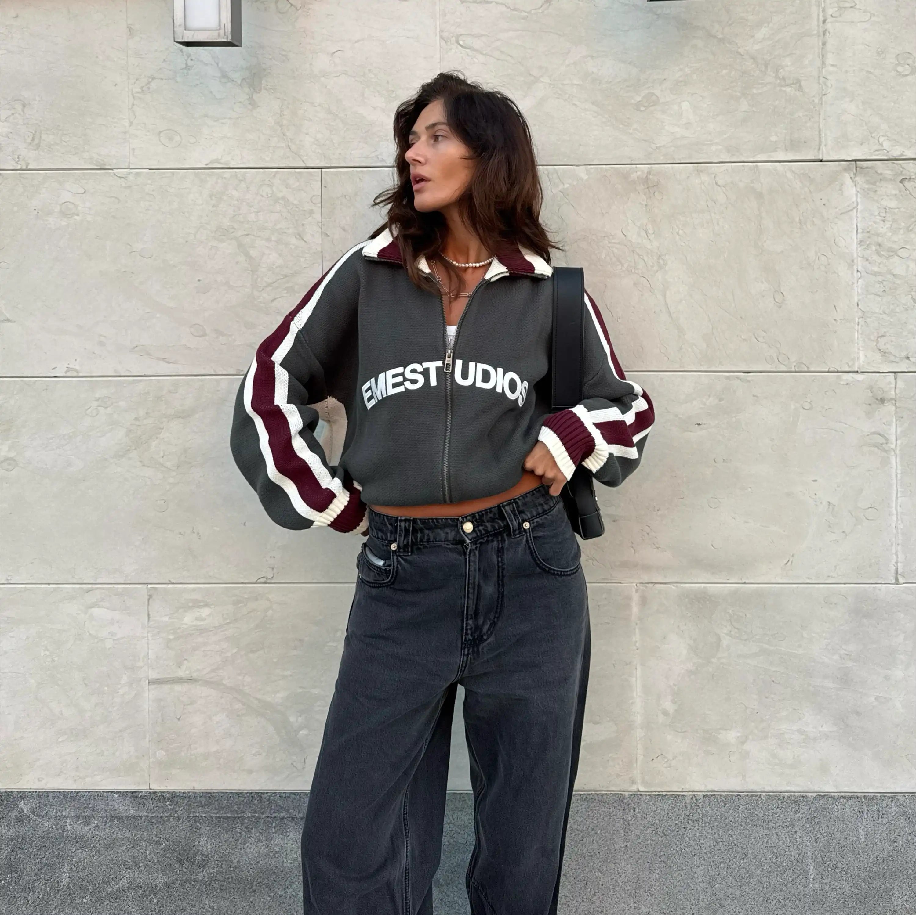 Echellor Forest Zipper Knit