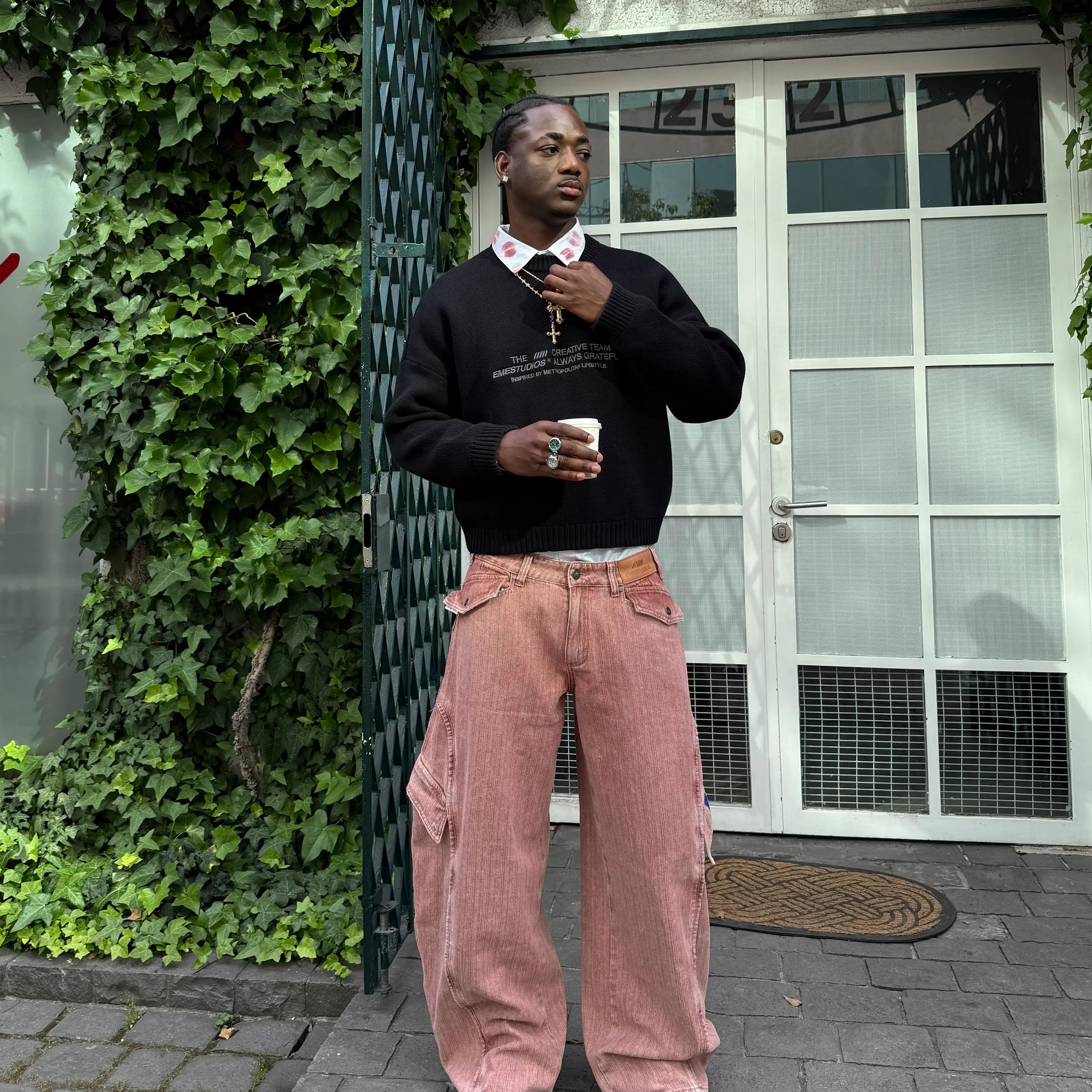 Metro Black Knit Sweater