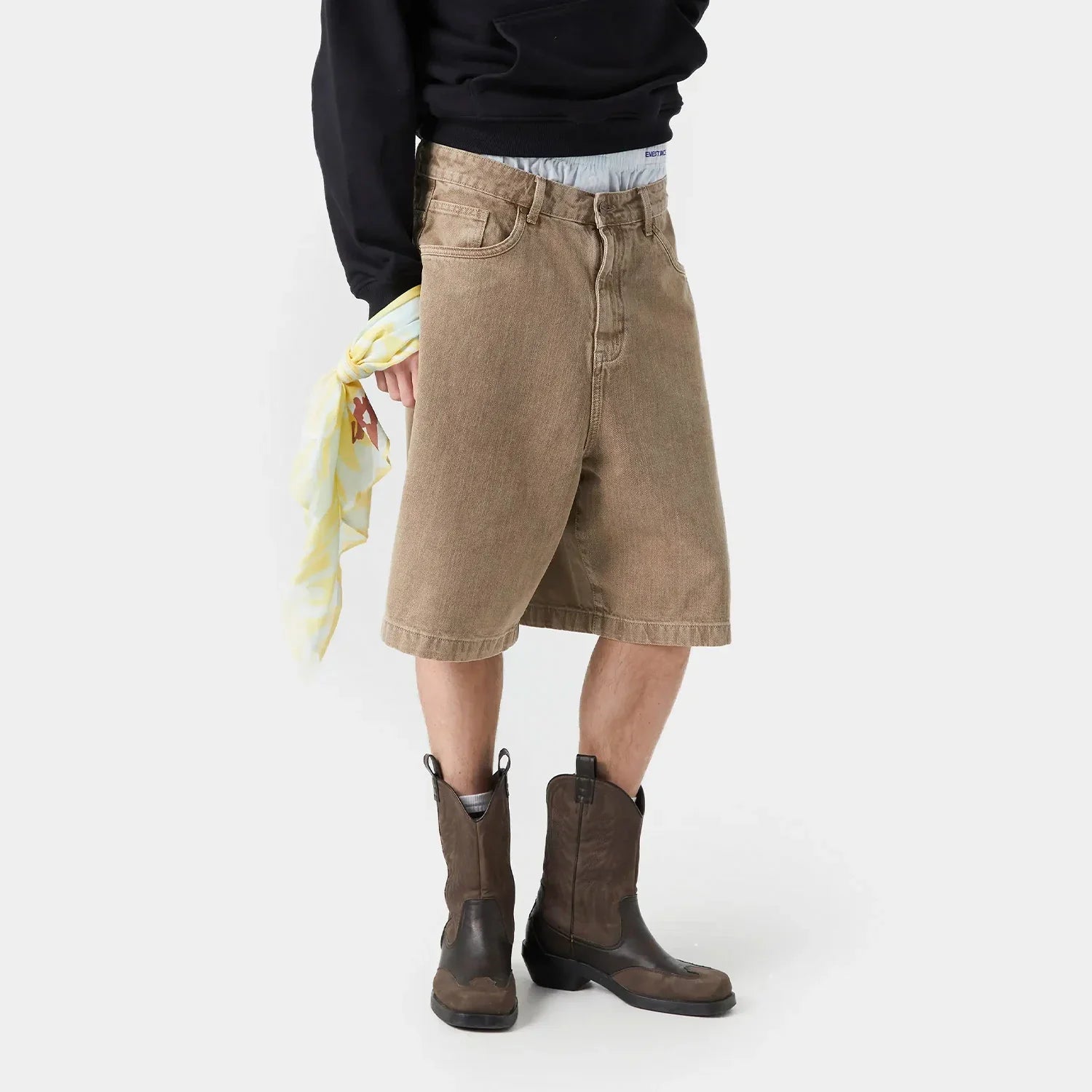 Andy Wooden Denim Jorts