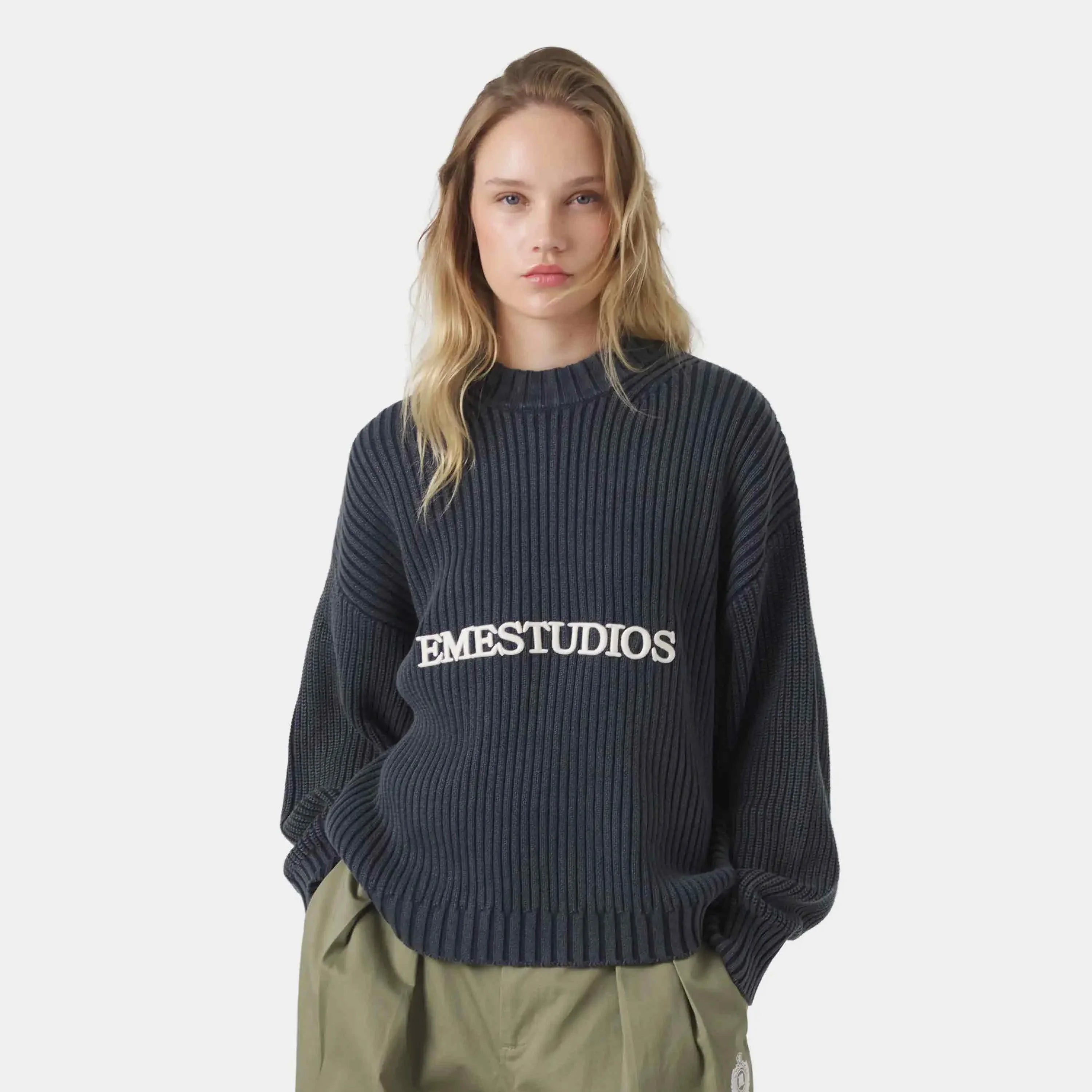 Yoss Navy Knit Sweater