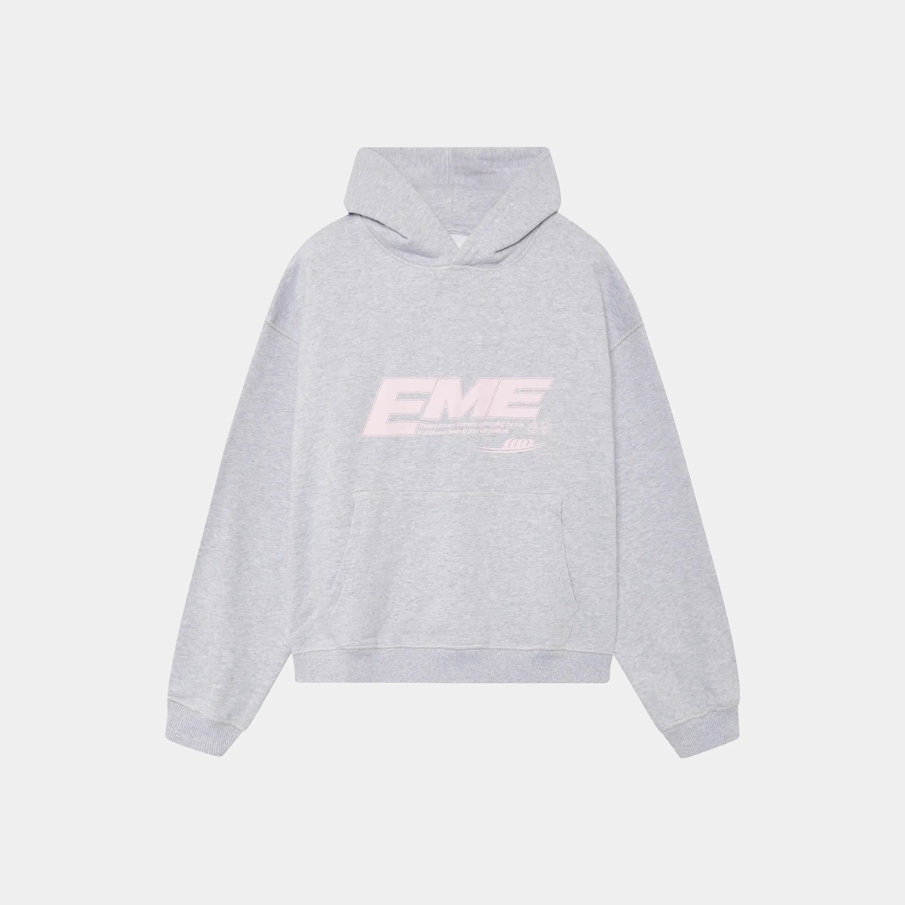 Ssamo Heather Grey Oversized Hoodie