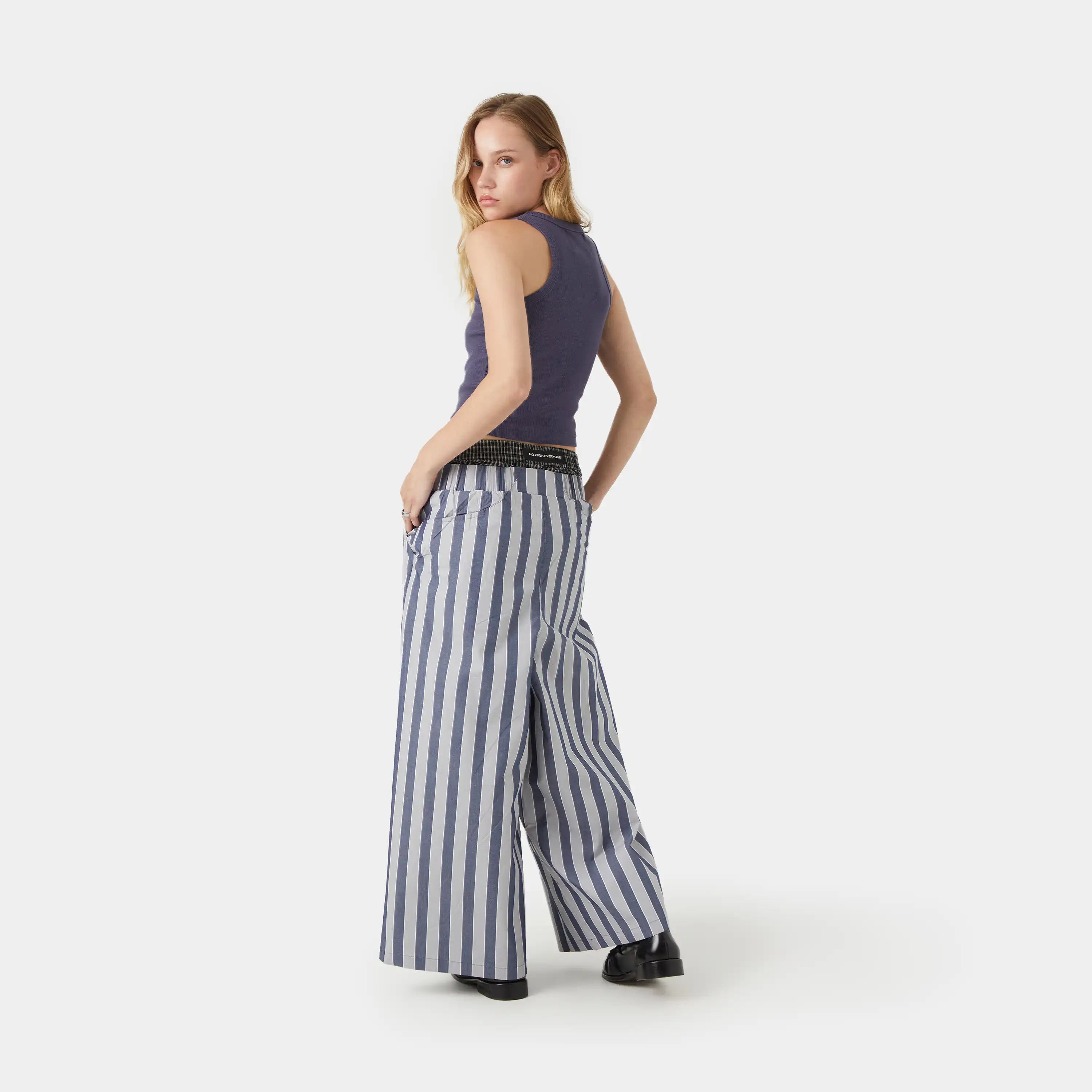 Agl Wide Striped Pants