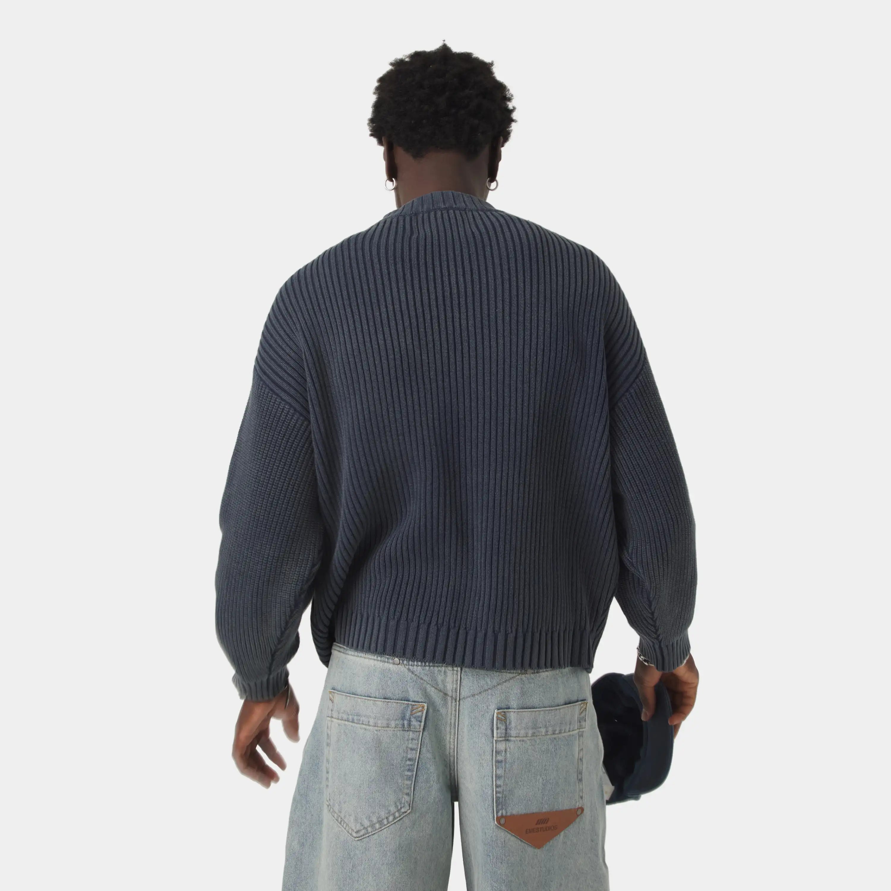 Yoss Navy Knit Sweater